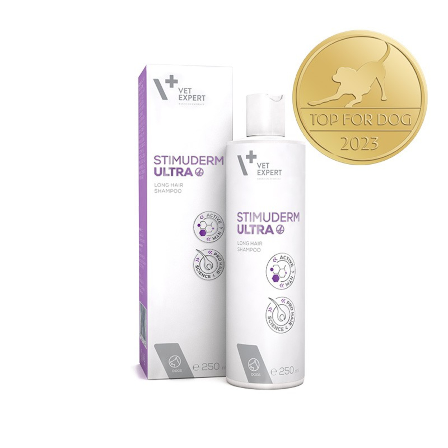 VET EXPERT STIMUDERM ULTRA LONG HAIR SHAMPOO – szampon dermokosmetyczny dla psów długowłosych