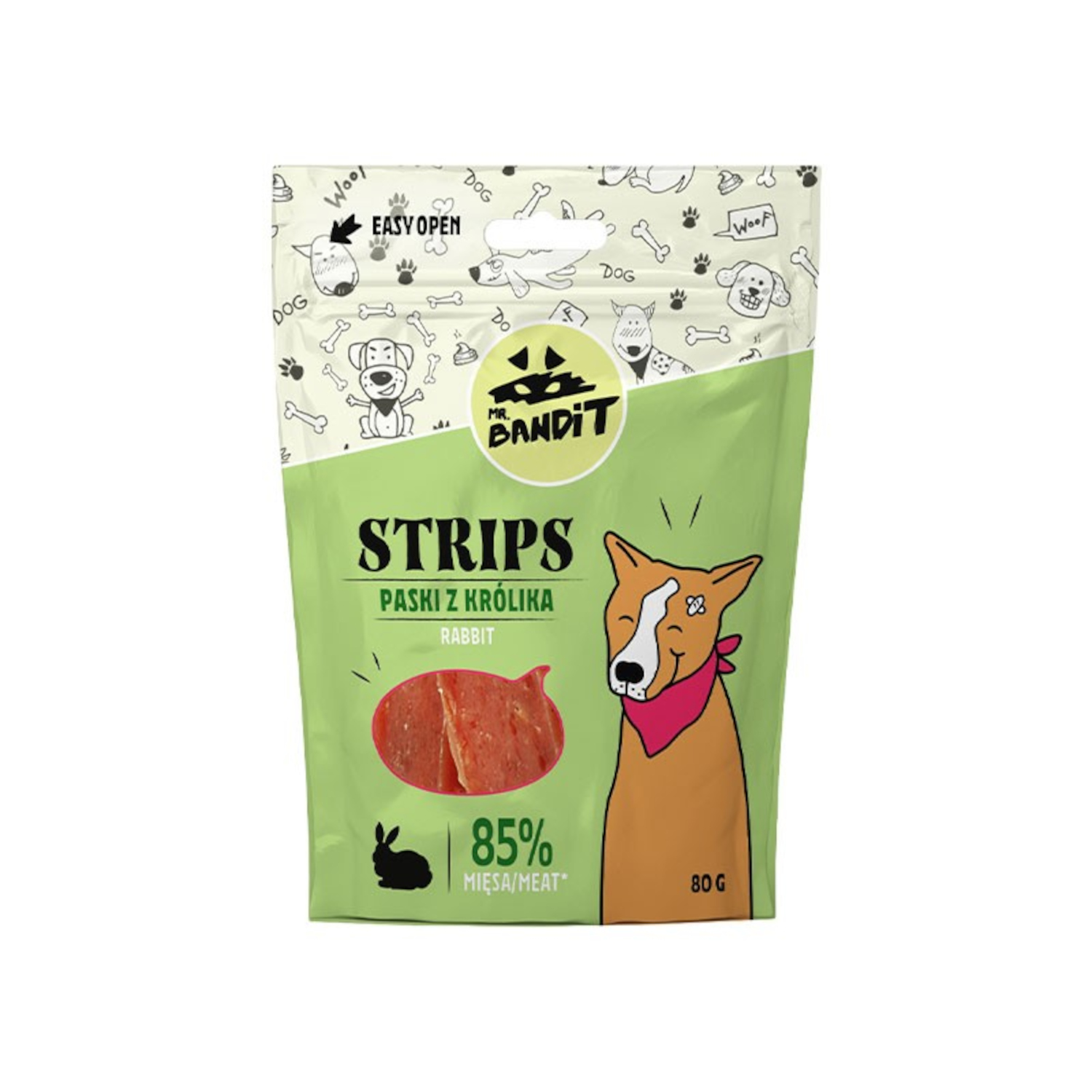 MR. BANDIT STRIPS - paski z królika