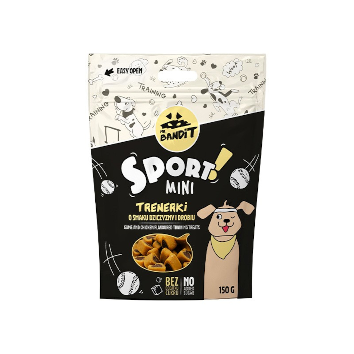 Przysmak Treningowy Dla Psa - MR. BANDIT SPORT MINI - trenerki o smaku dziczyzny z drobiem