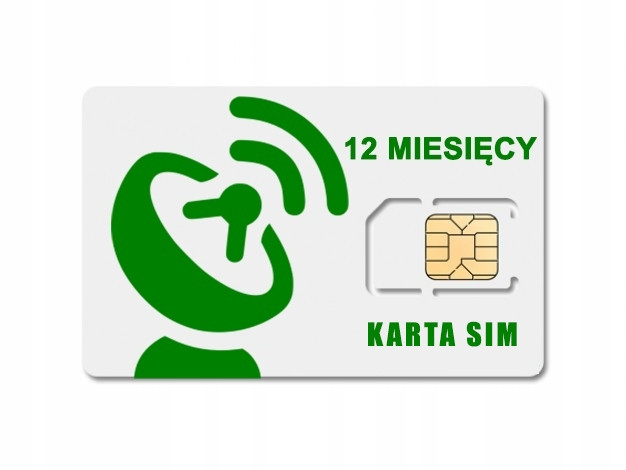 USŁUGA KONFIGURACJI GPS WRAZ Z KARTĄ SIM NA 12 MIESIĘCY