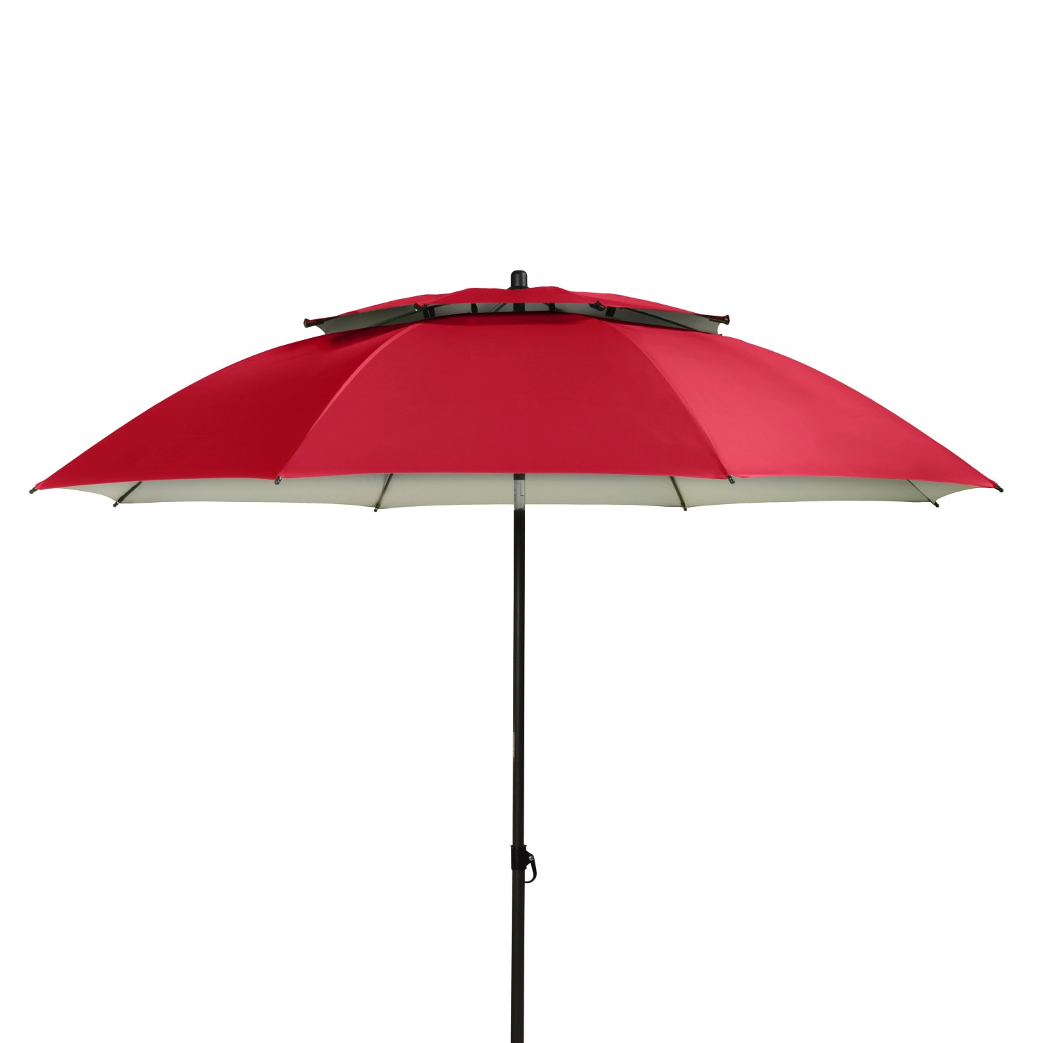 Parasol ogrodowy WINDPROFI czerwony - śr. 200 cm