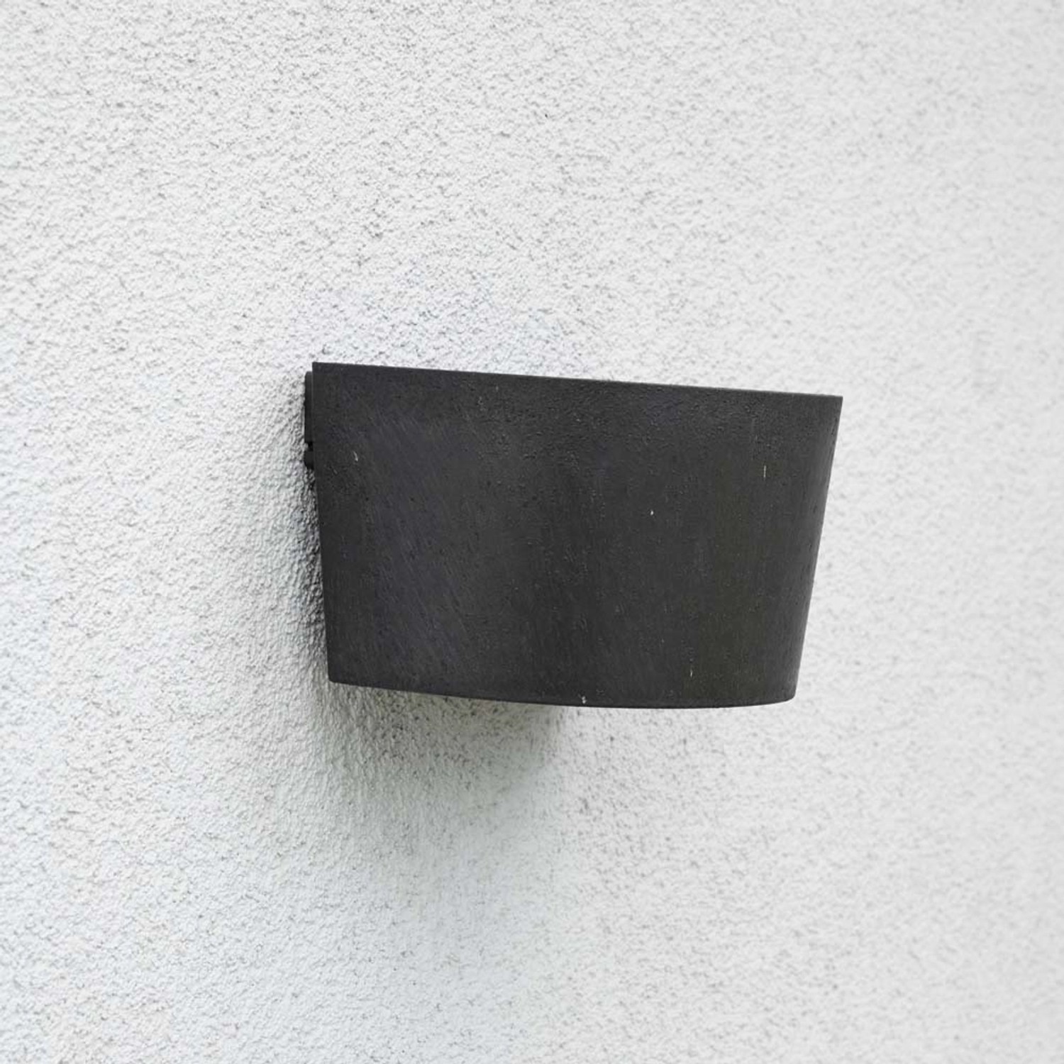 Donica Curve recycling czarna - 27 x 27 x 15 cm