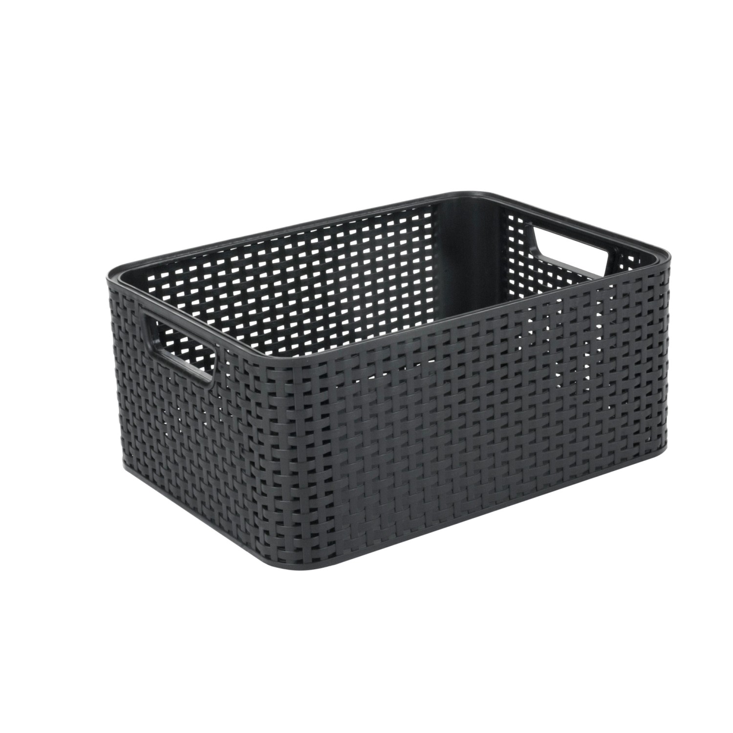 Curver Koszyk Rattan Style M szary 18,5 l