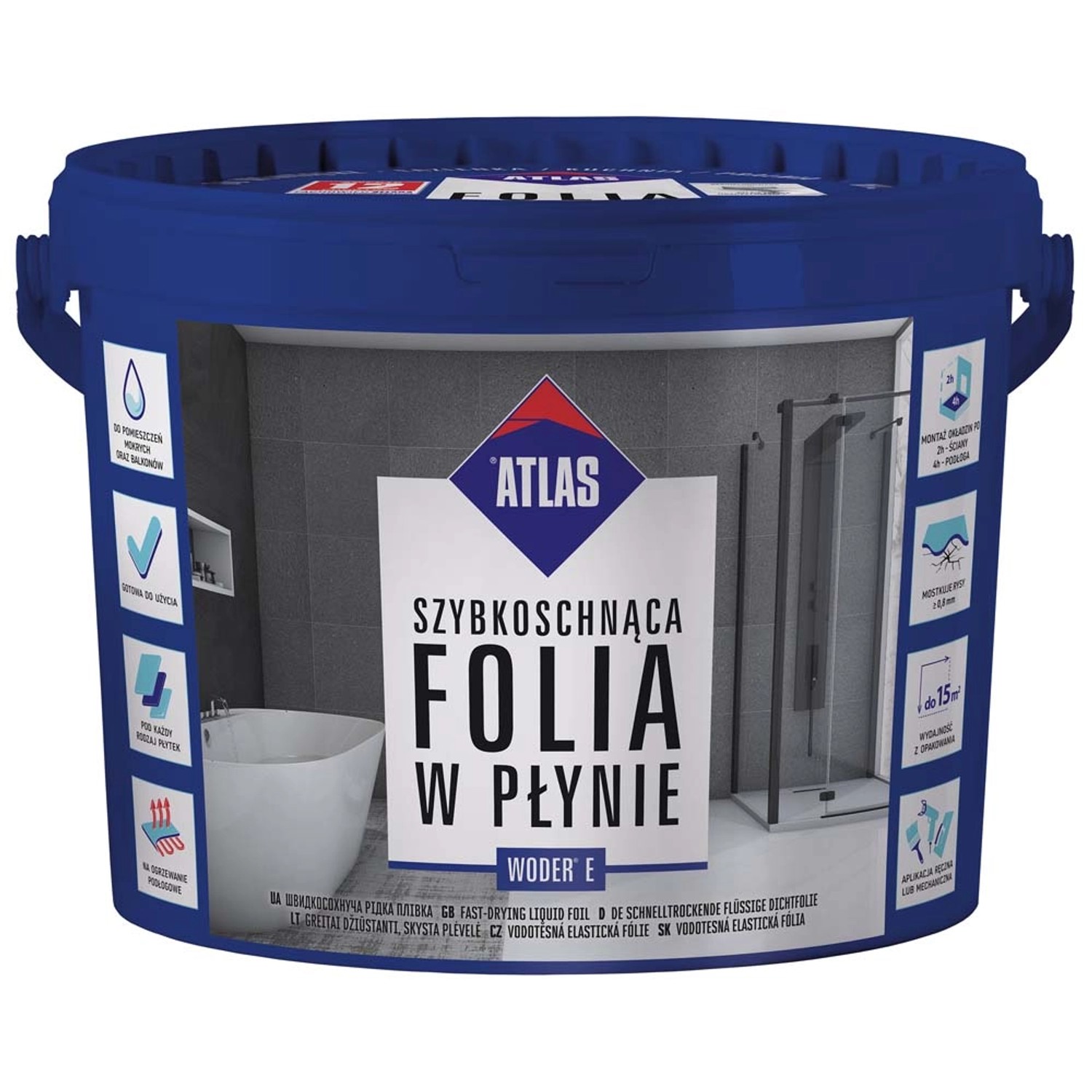 Atlas Szybkoschnąca folia w płynie 15 kg