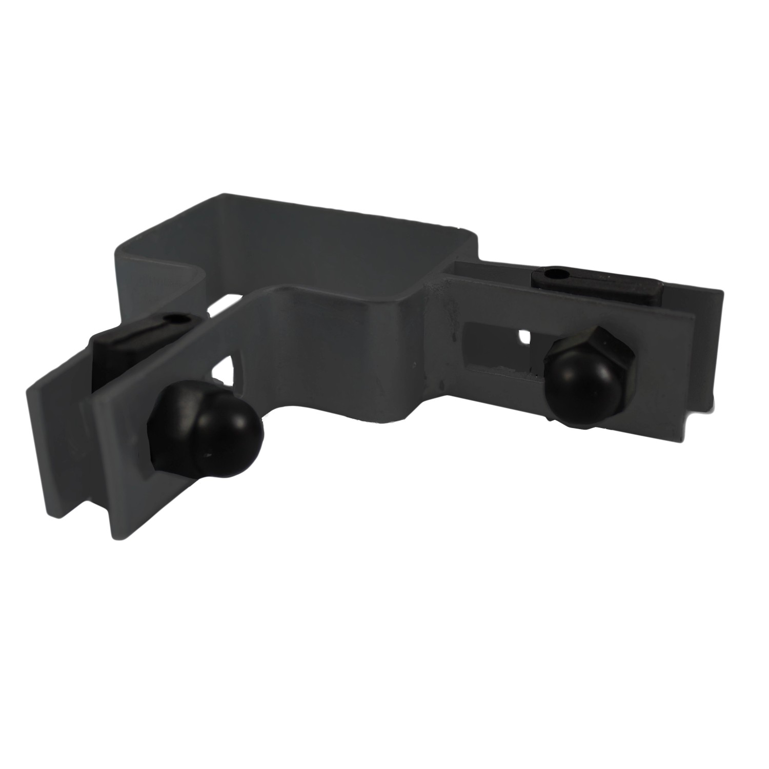 Jarmex Obejma słupka 4 cm x 6 cm narożna antracyt mat
