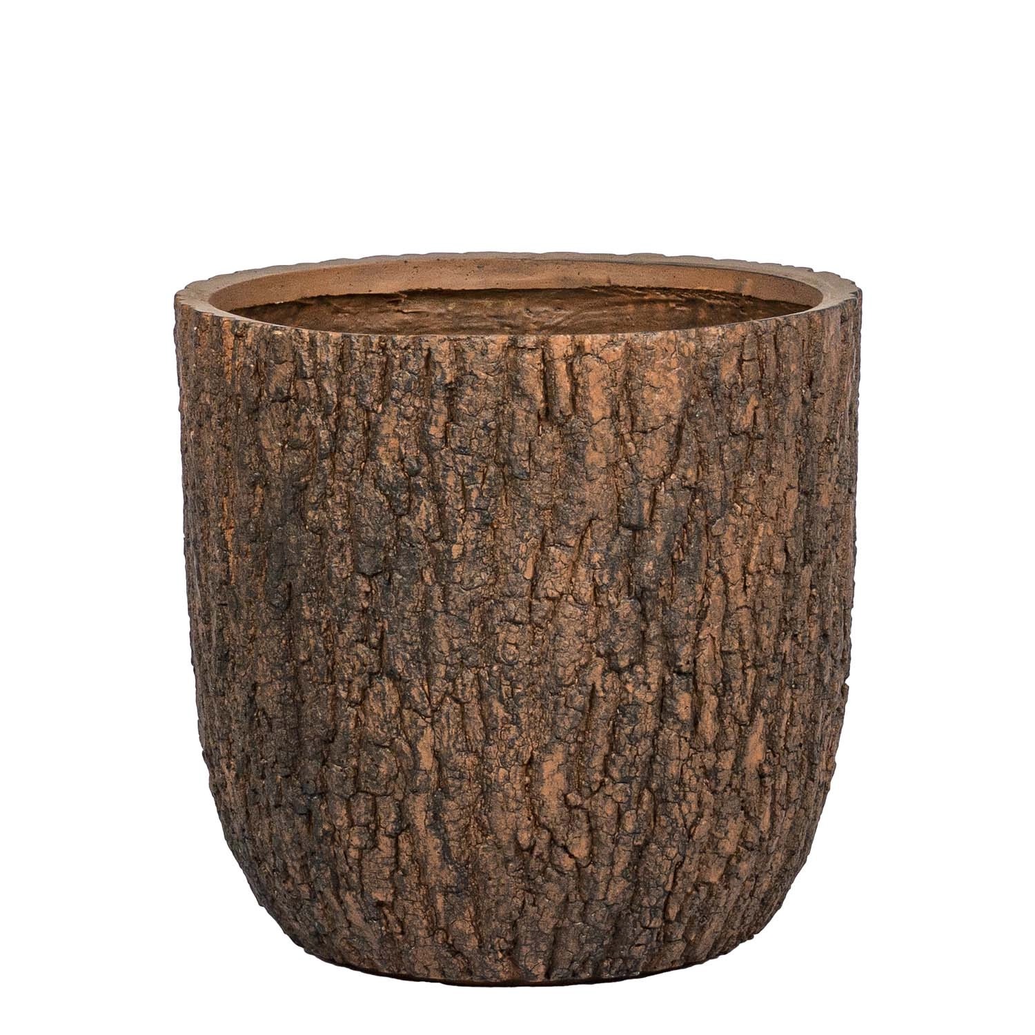 Donica ceramiczna Forrest brązowa - 51,5 x 50 cm
