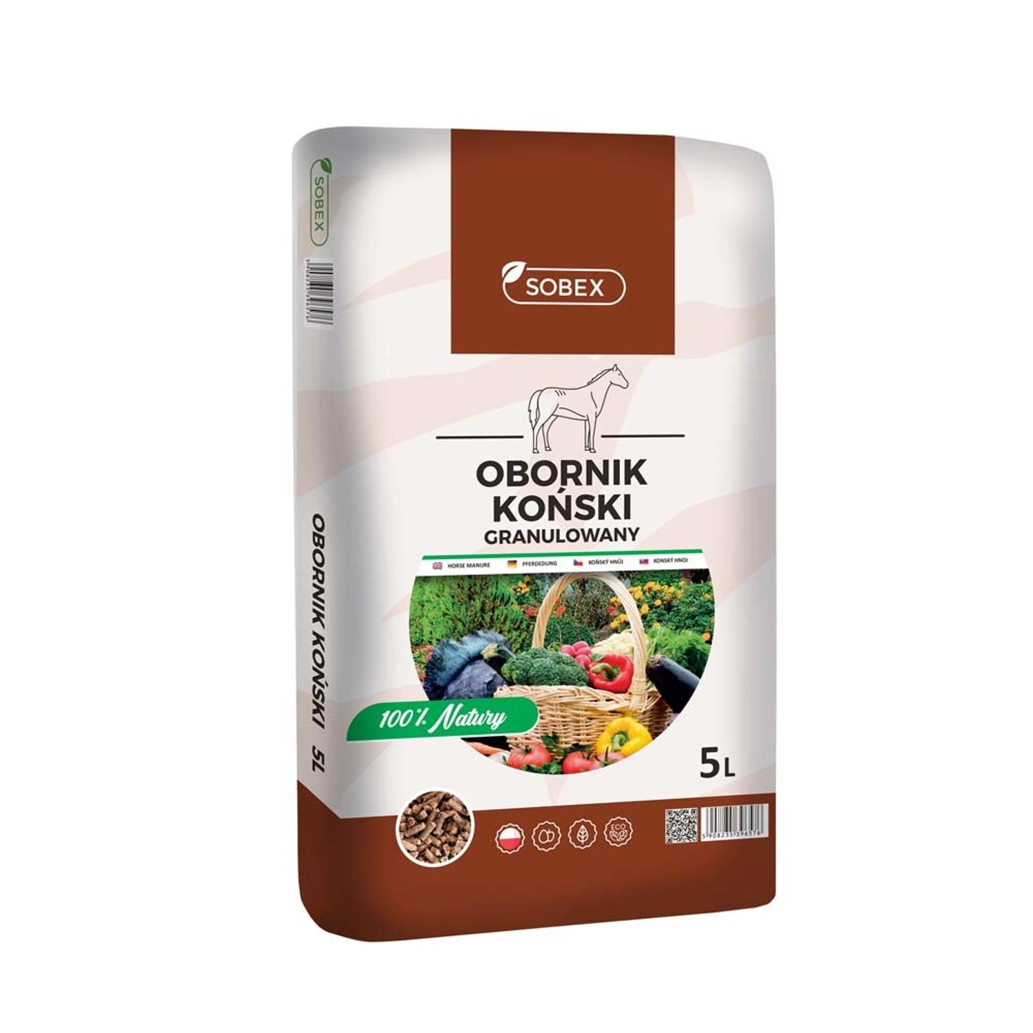 Sobex Obornik koński granulowany 5 L.