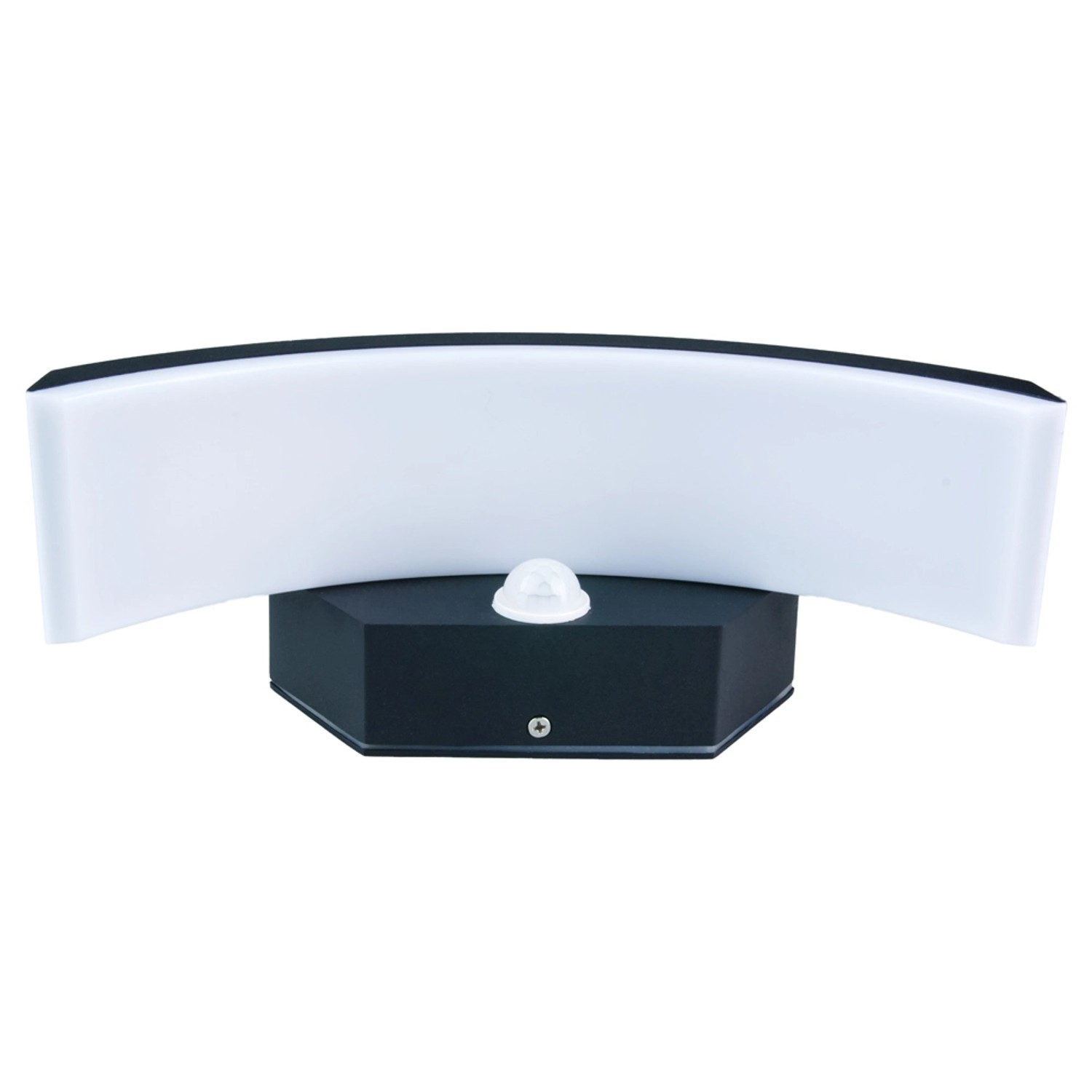 Kinkiet zewnętrzny LED PONTE 12W 4000K 1100lm IP54 z czuj. PIR czarny