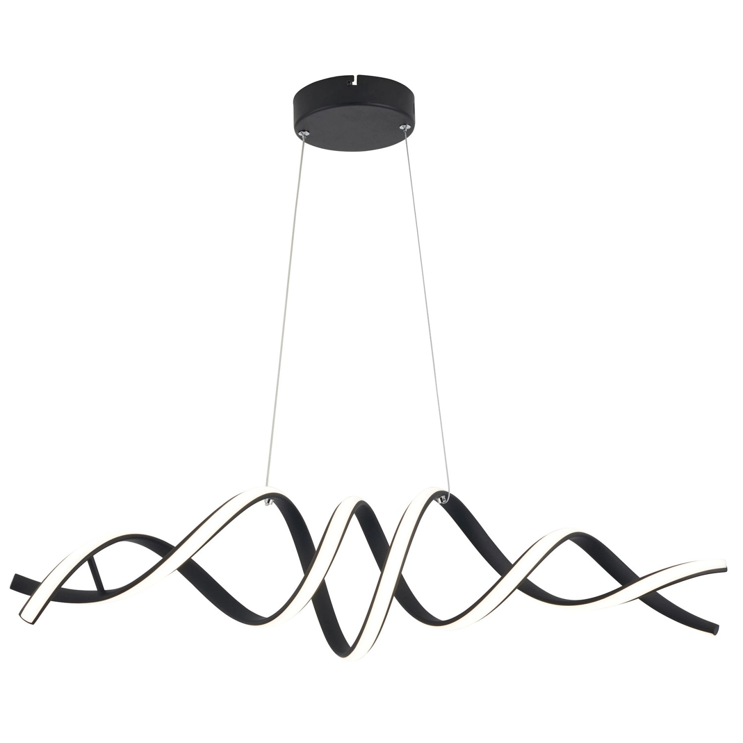 Reality Lampa wisząca LED Quoto 40W 3000/3500/4000K 3200lm czarny mat