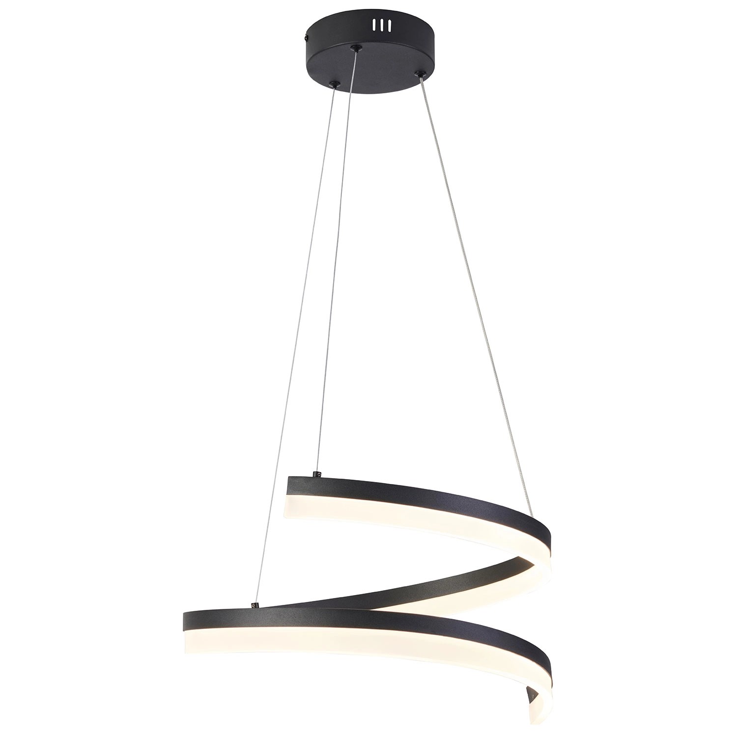 Reality Lampa wisząca LED Monacor 28W 3000/3500/4000K 2240lm czarny mat