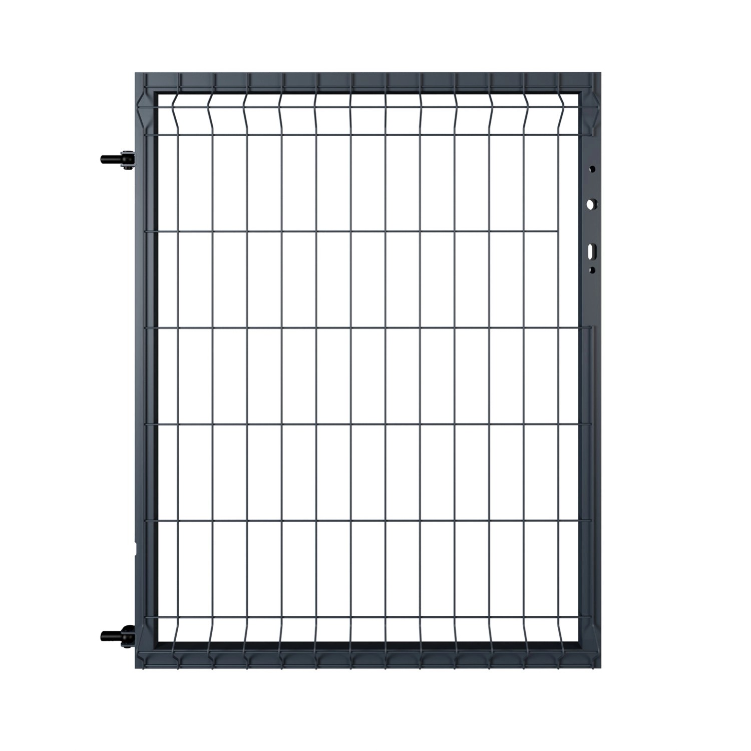 Wiśniowski Furtka Modena antracyt lewa 100 x 124 cm