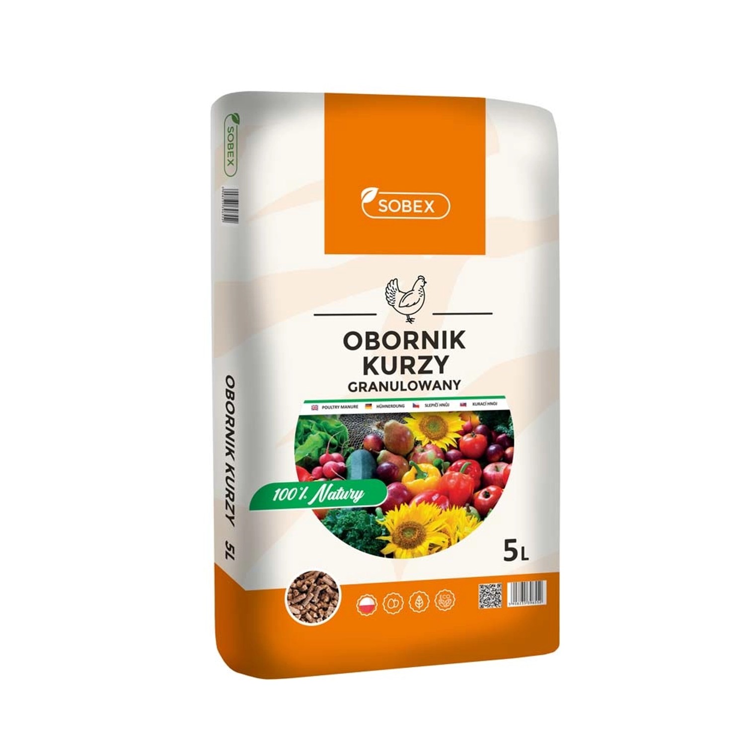 Sobex Obornik kurzy granulowany 5 L.
