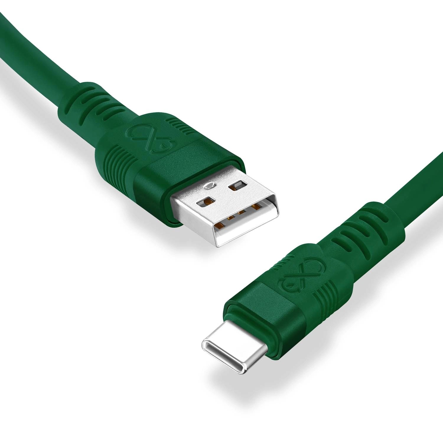 Kabel USBA-USBC eXc Whippy Pro 2m zielony