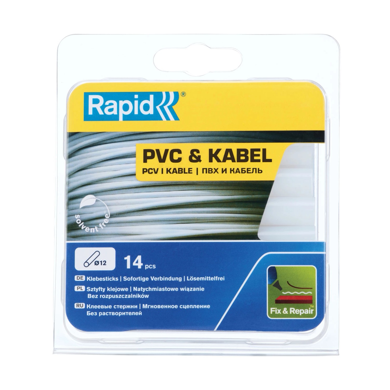 Rapid Klej do kabli i PVC 12 mm
