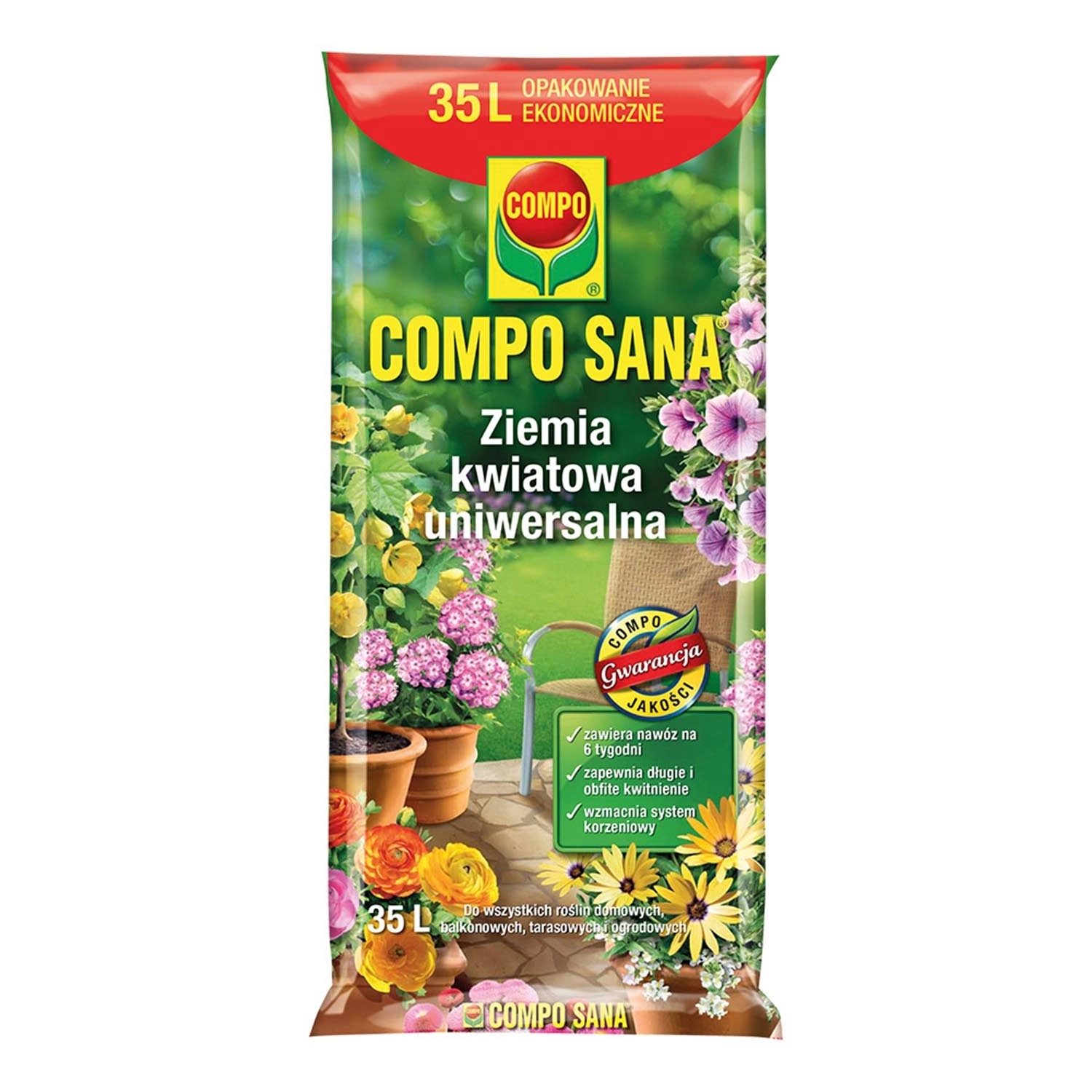 Compo Sana podłoże kwiatowe 35 l