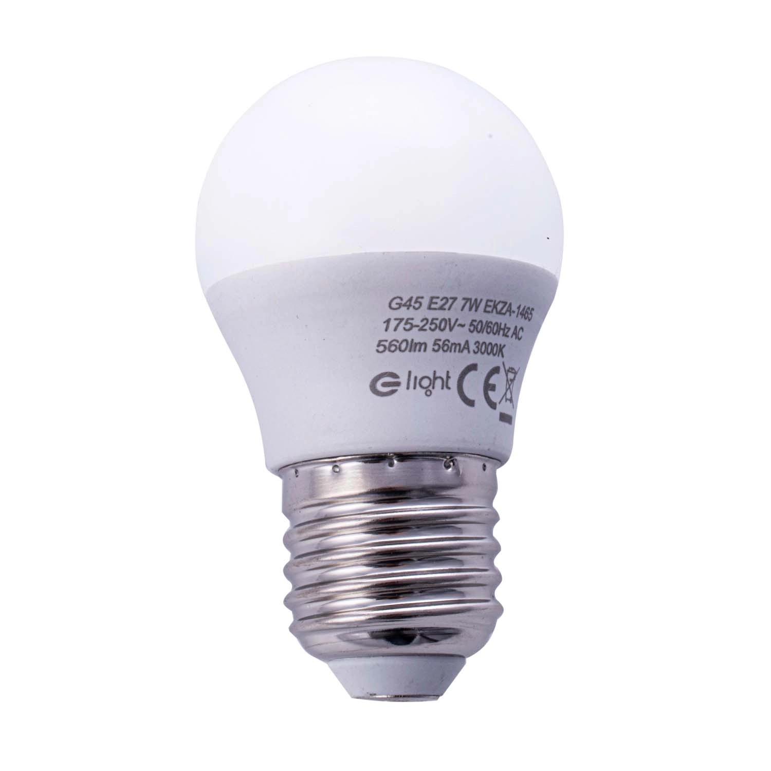 Eko-Light Żarówka 7W E27 G45 600lm 3000K