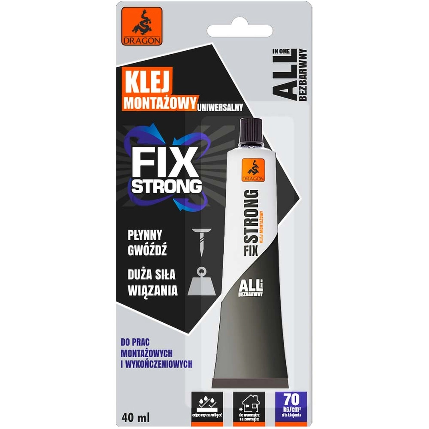 Klej montażowy FIX płynny gwódź 40 ml