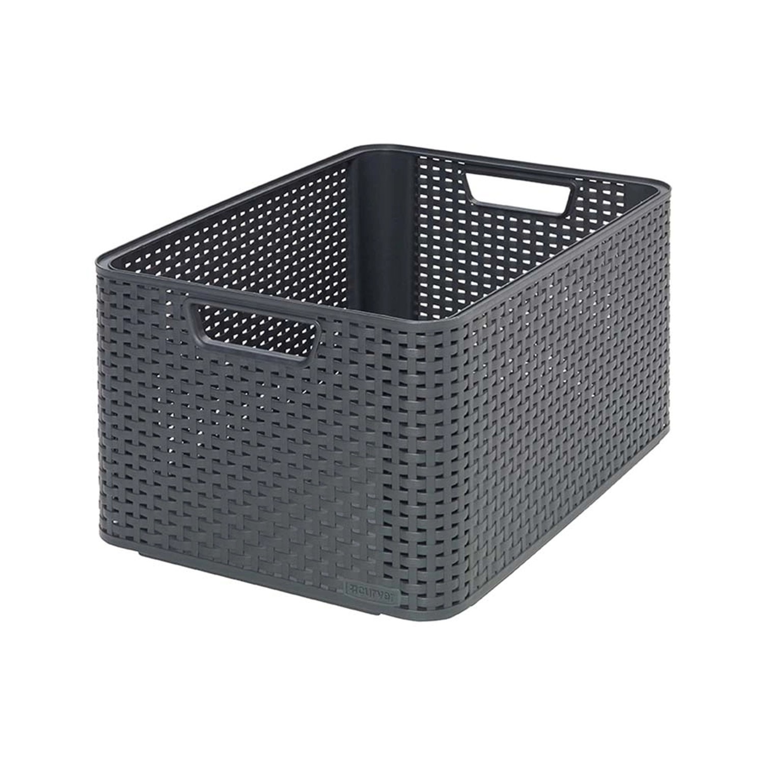 Curver Koszyk Rattan Style L szary 32 l
