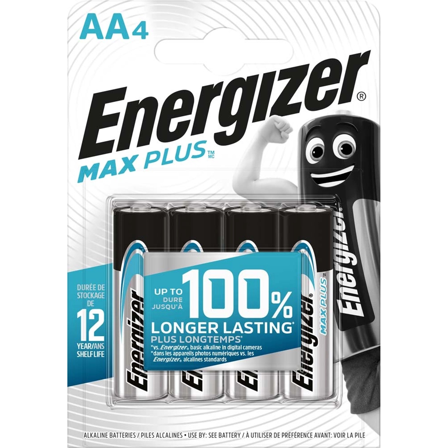 Bateria alkaliczna LR06/AA/4 MAX PLUS