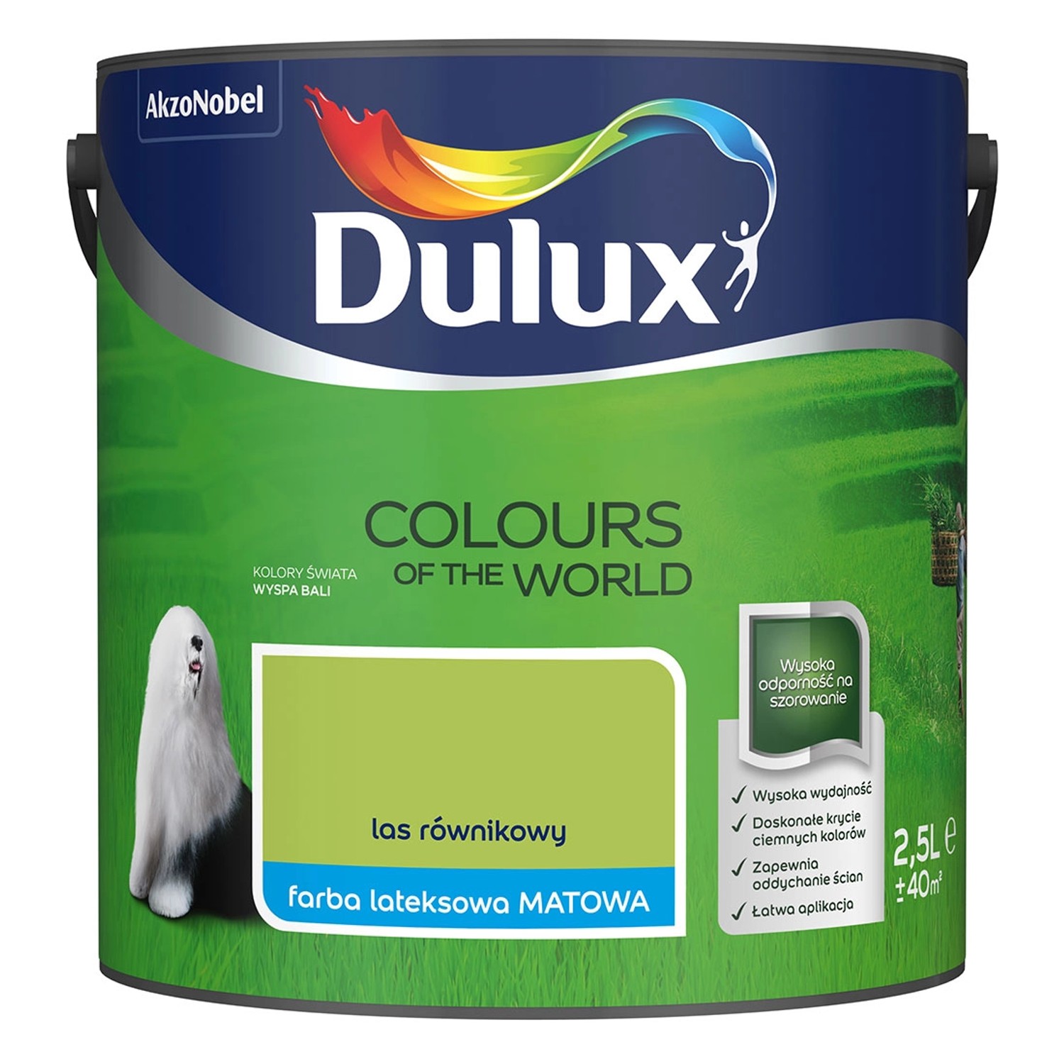 Farba Dulux Kolory Świata las równikowy 2,5 l