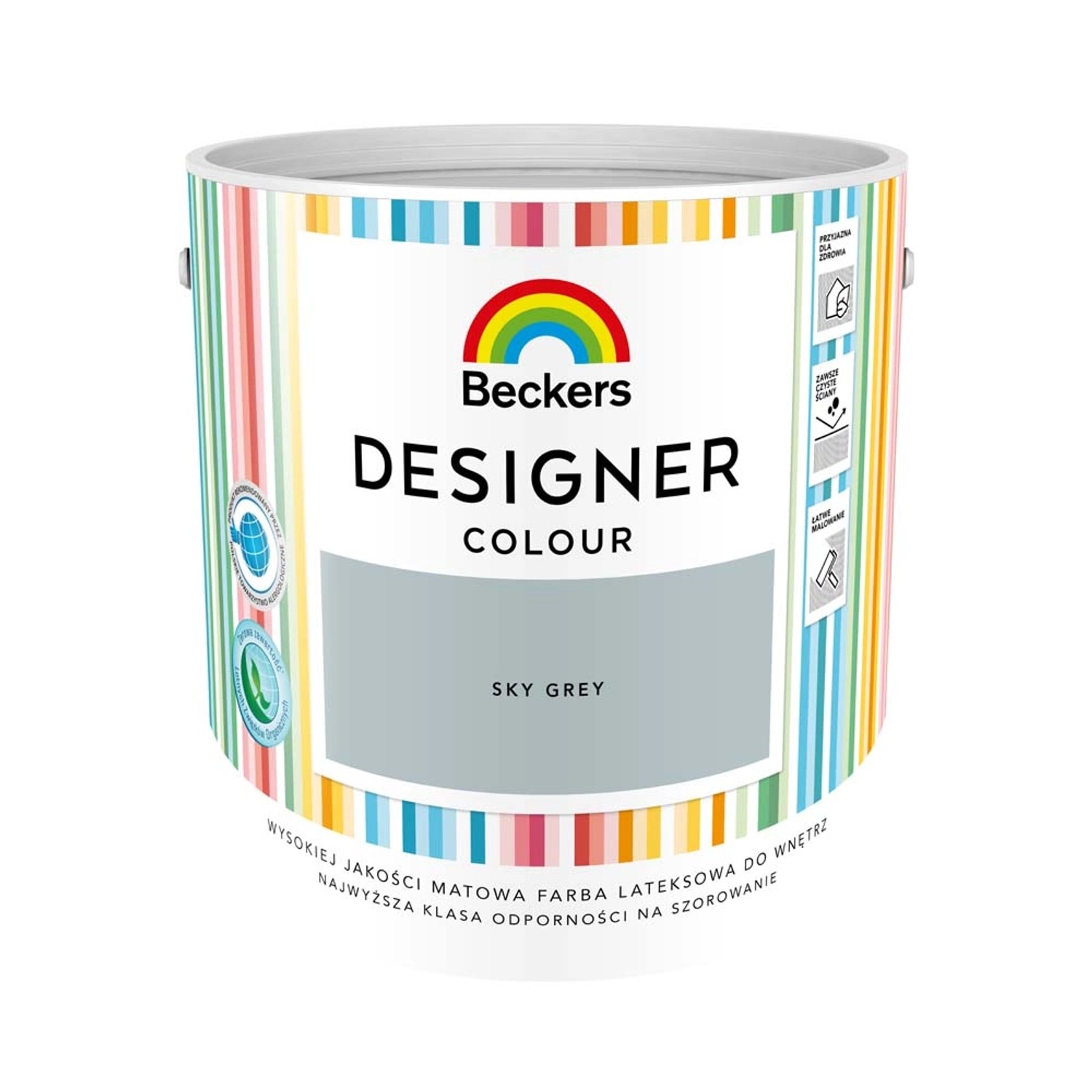Farba lateksowa Beckers Designer sky grey 2,5 l