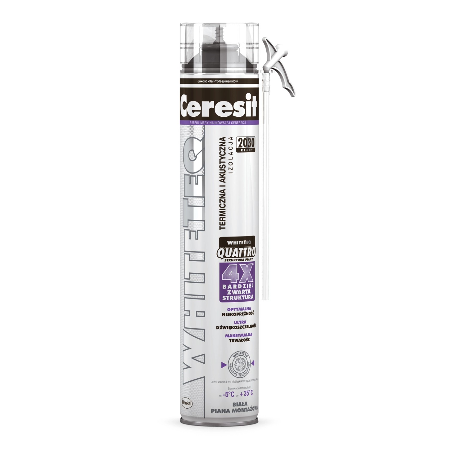 Ceresit Piana Whiteteq z wężykiem, 750 ml