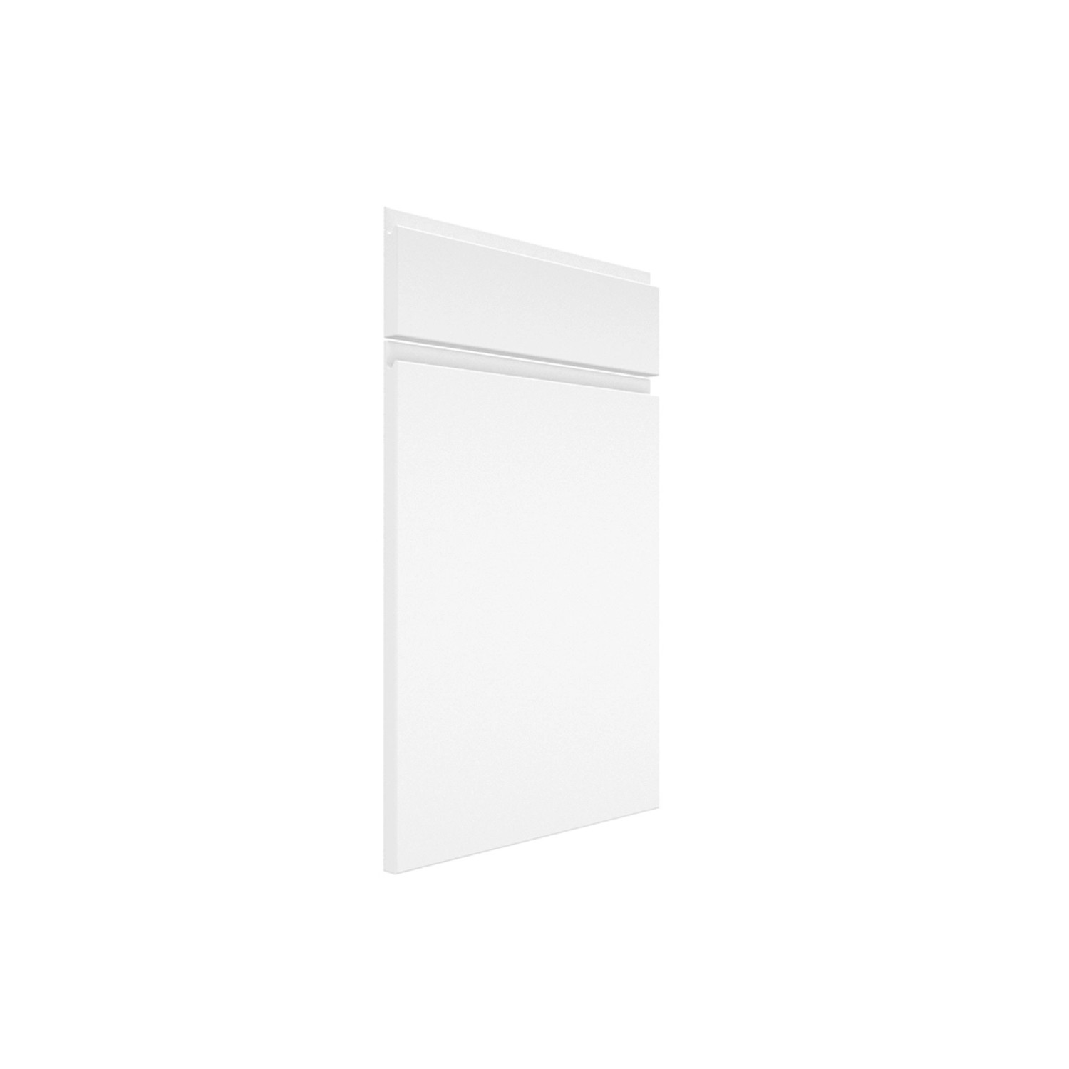 Dwa fronty do szafki z szufladami Verona 40 cm biały mat
