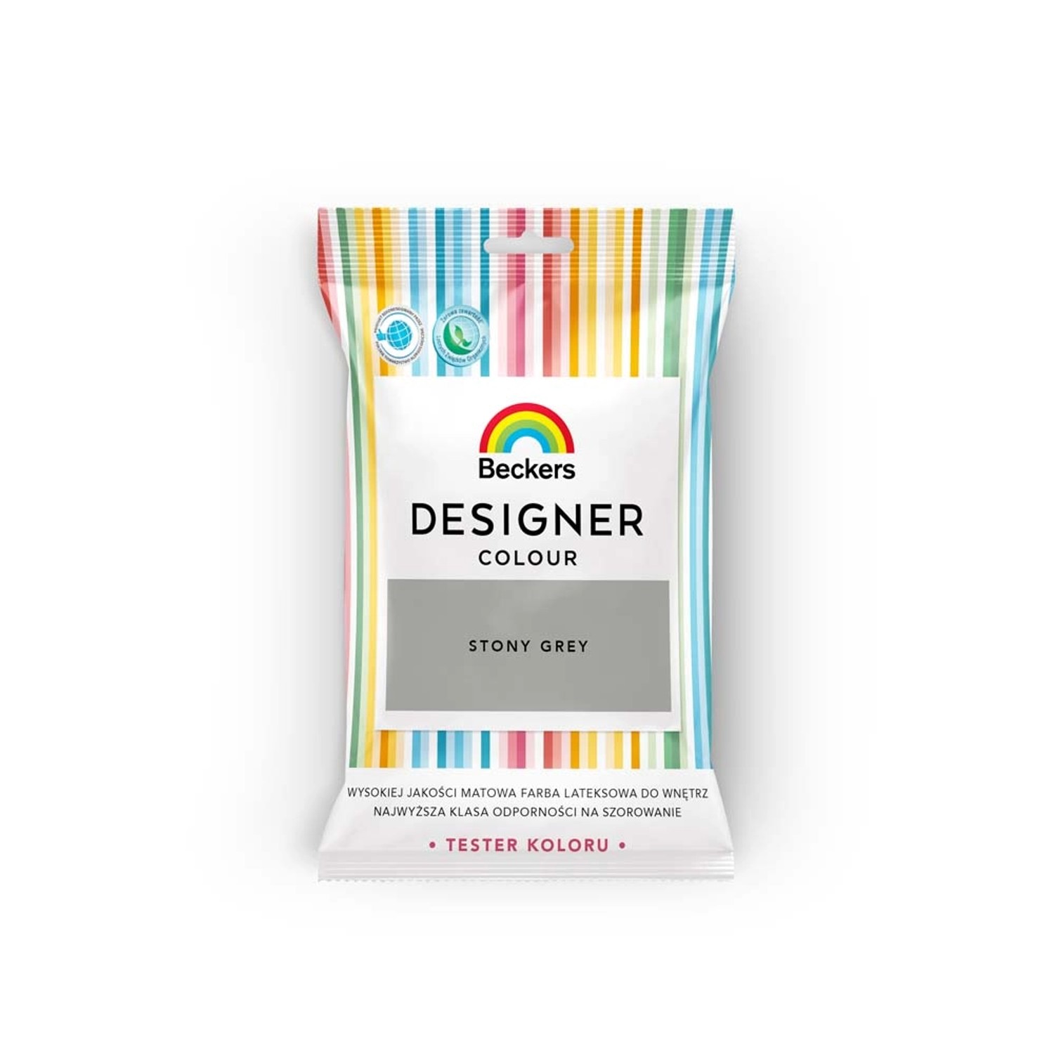 Tester farby Beckers Designer Colour stony grey 50 ml
