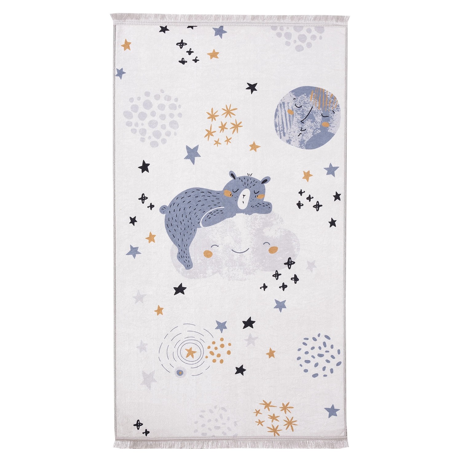 Dywan dziecięcy BEAR 80 x 140 cm biały