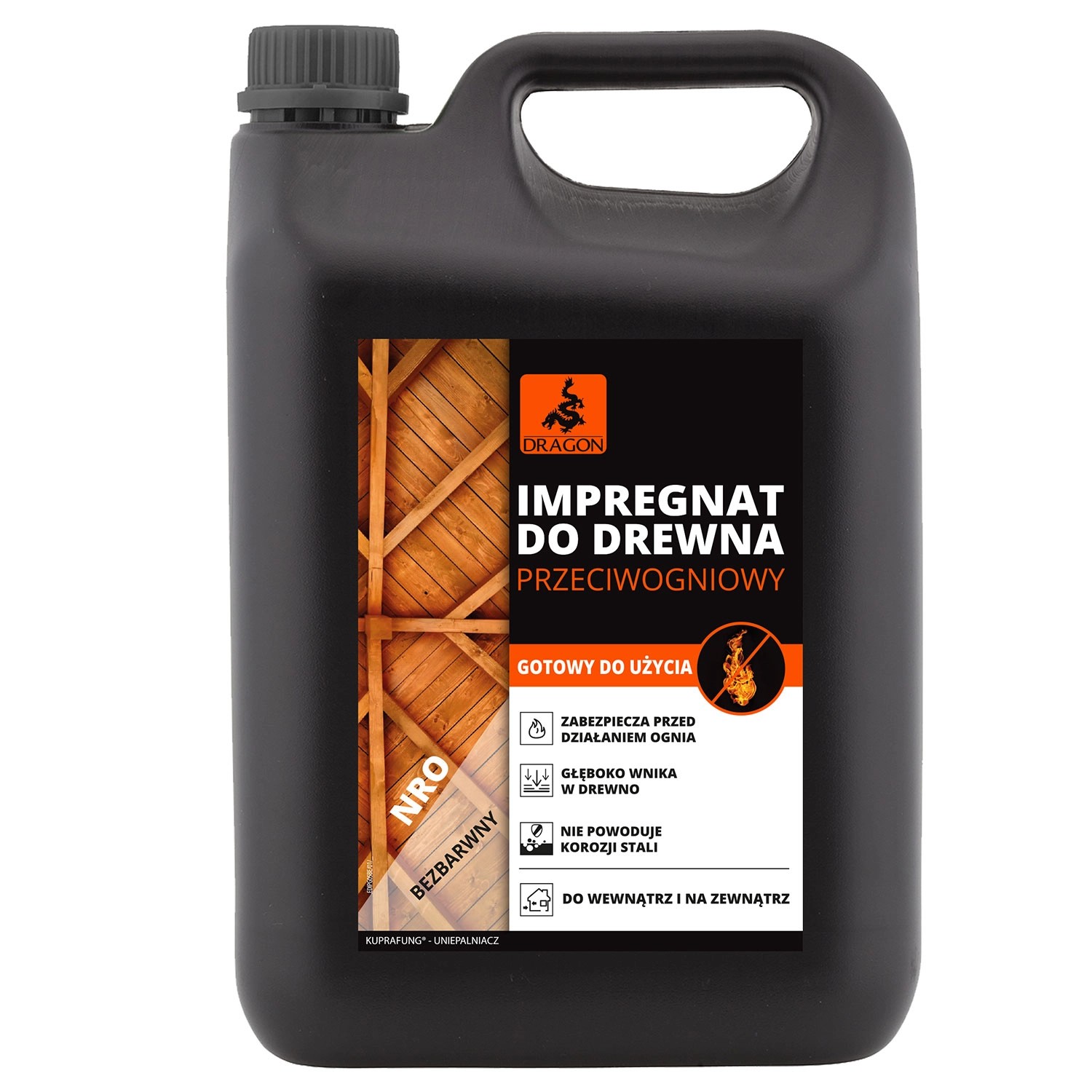 Dragon Impregnat przeciwogniowy gotowy 5kg bezbarwny