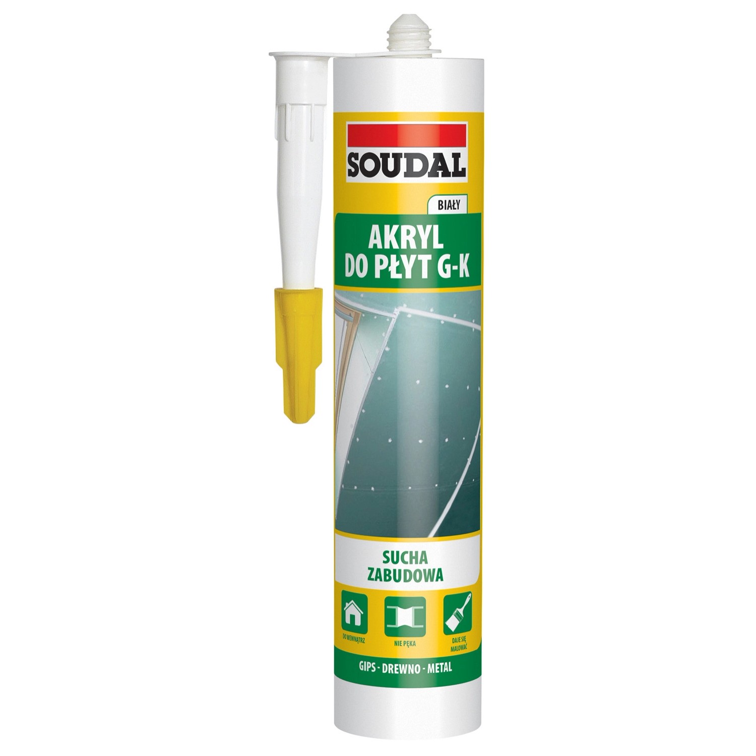Soudal Akryl do płyt G-K 280 ml biały