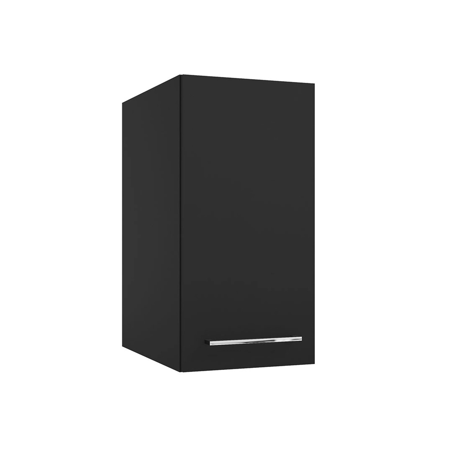 Deftrans Szafka Metro 1-Drzwiowa Czarny Mat 30 X 60 X 45 Cm