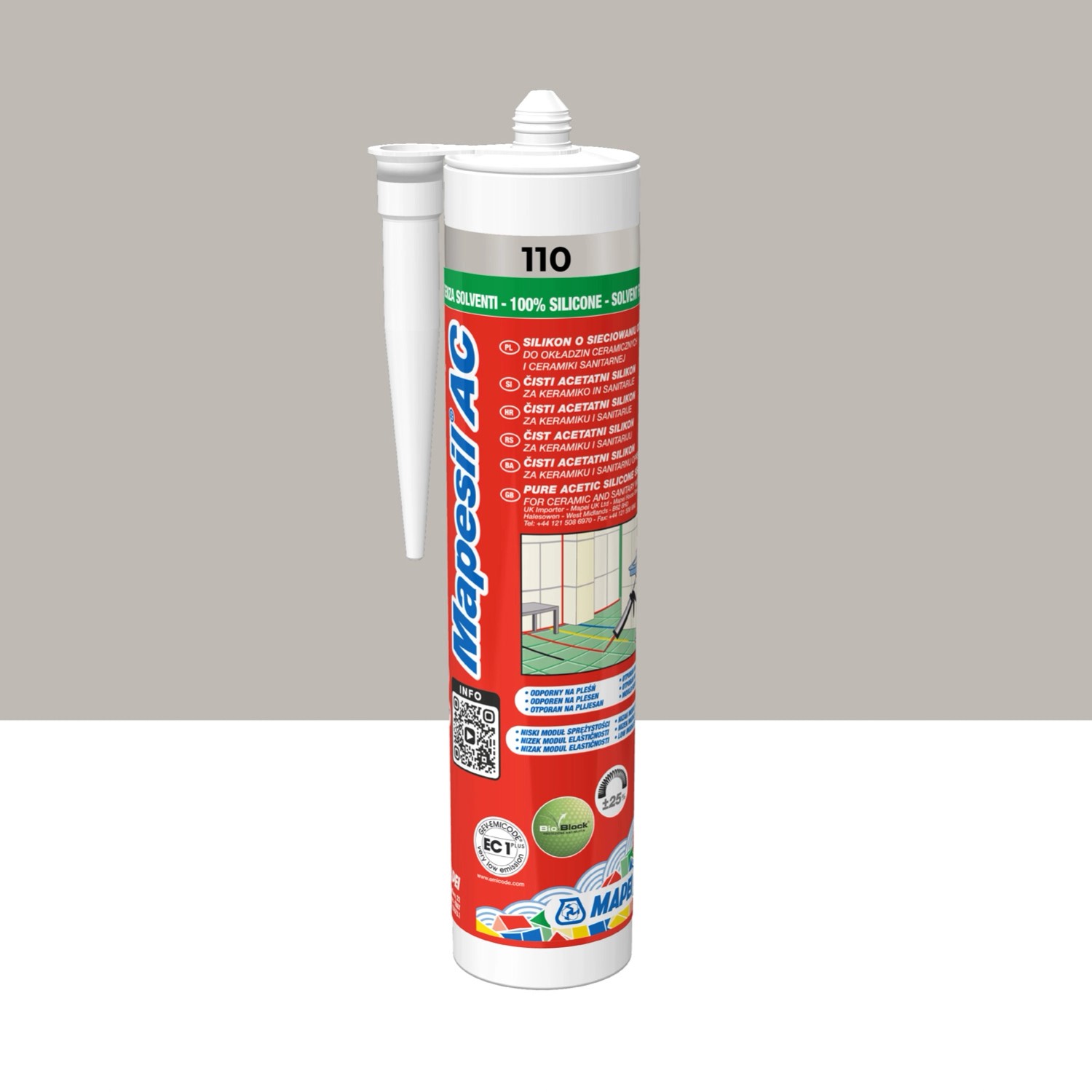 Mapei Silikon Mapesil AC 110 manhattan 2000 310 ml