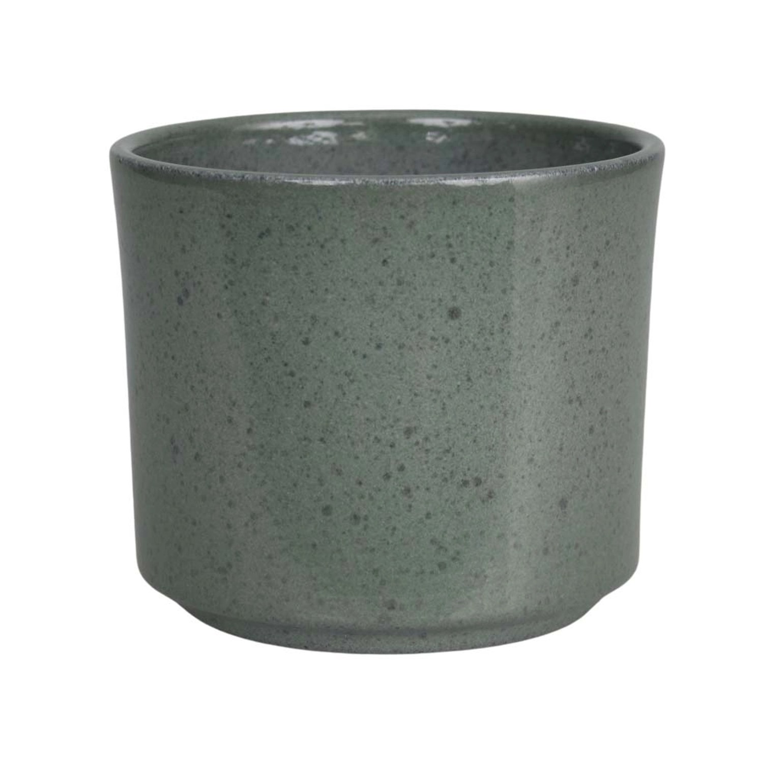 Osłonka Como stone zielona - 16 cm
