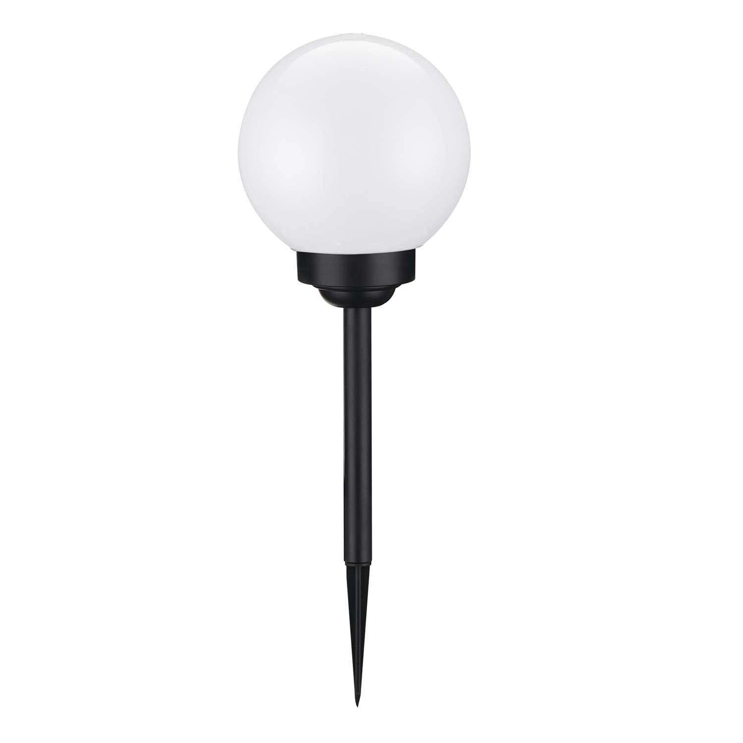 Jumi Kula solarna 1xLED św. białe 20 cm IP44 czerń + biel