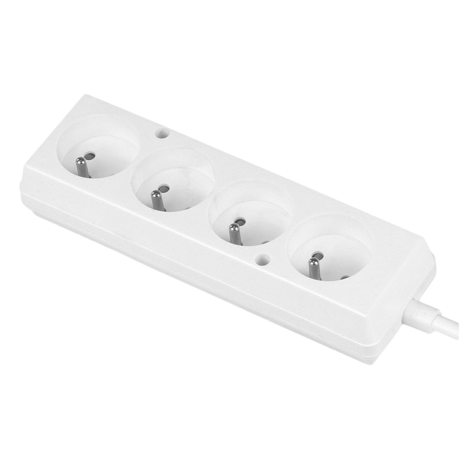 Jonex Przedłużacz 4x2P+Z 1,5 m biały