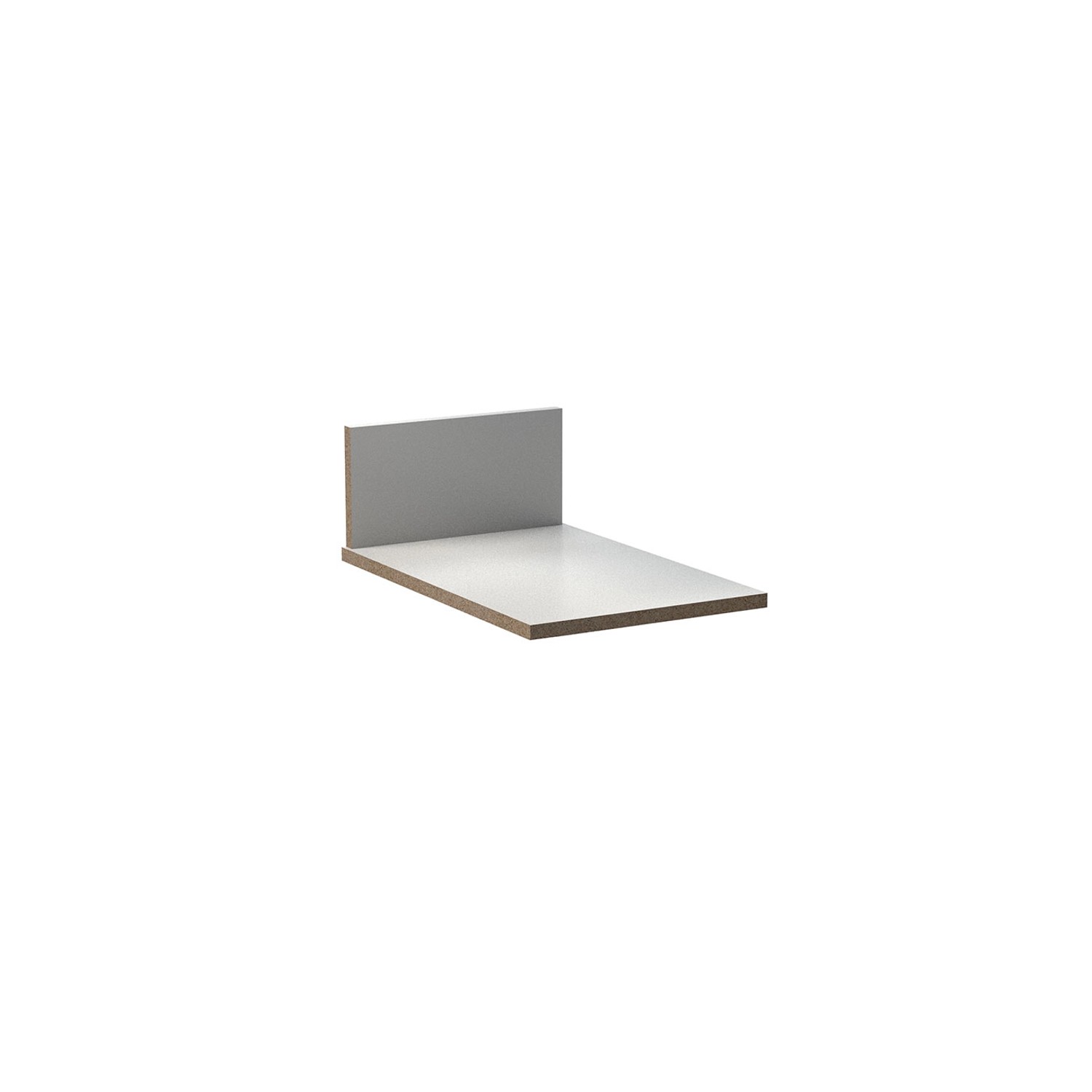 Komplet dno + tylnik do szuflady wysokiej 40 cm Hettich biały