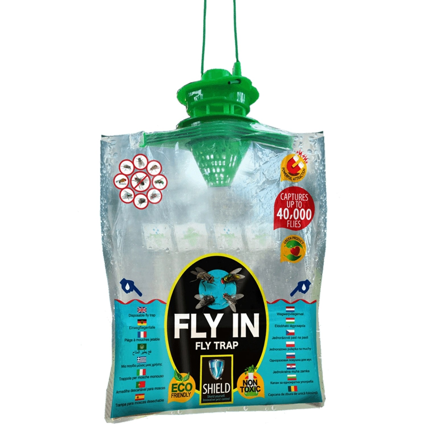 Pułapka na muchy FLY IN worek 25 cm x 24 cm x 8 cm