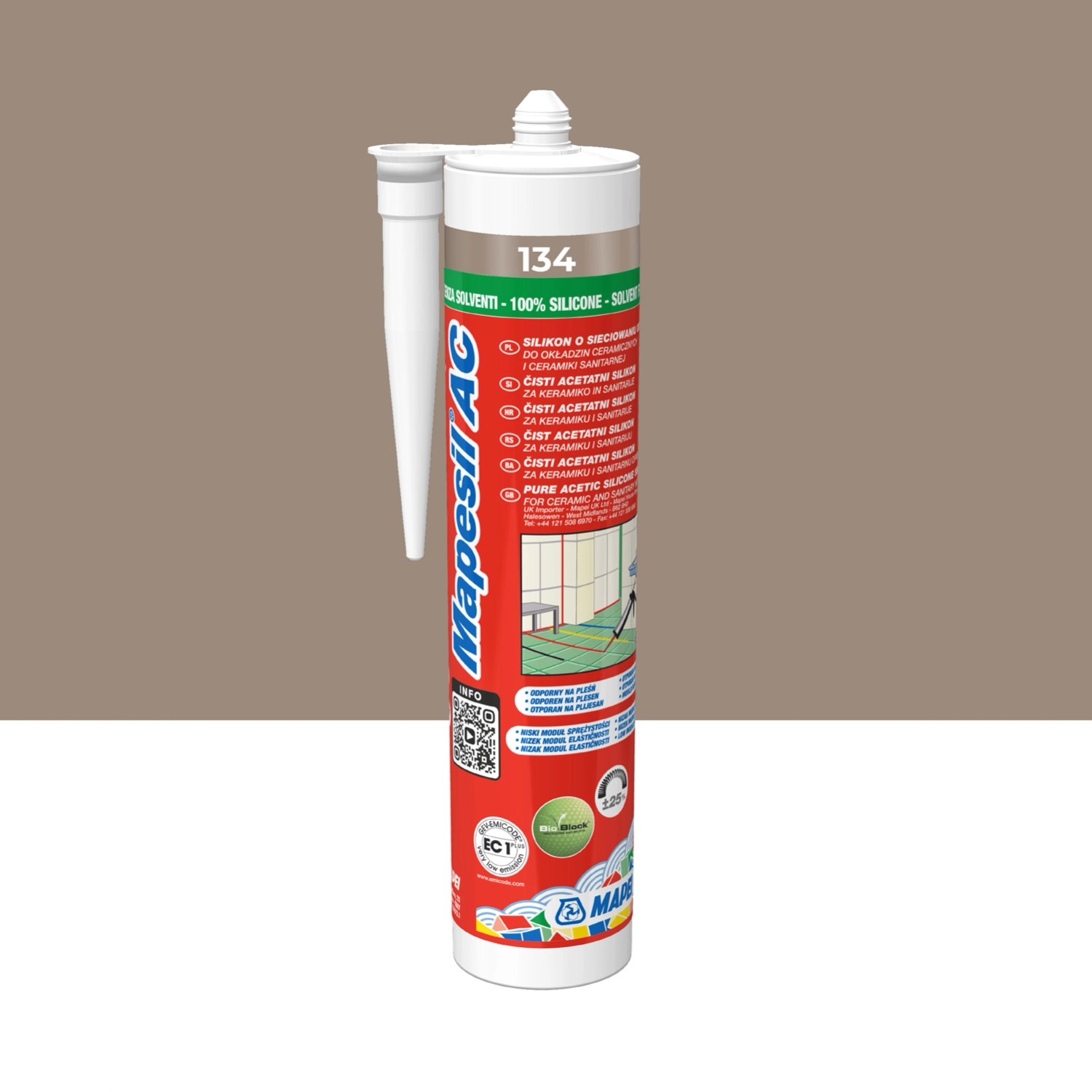 Mapei Silikon Mapesil AC 134 jedwab 310 ml