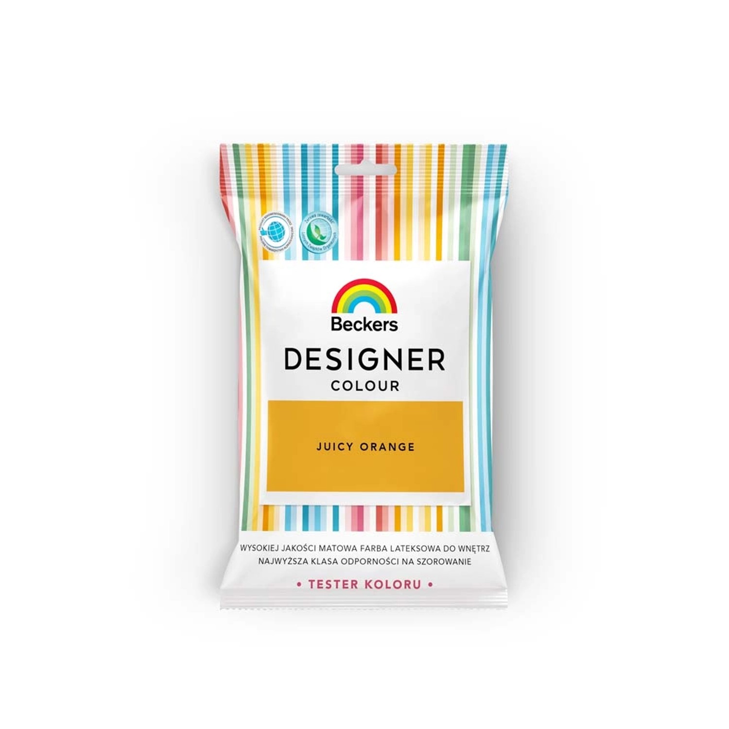 Tester farby Beckers Designer Colour juicy orange 50 ml