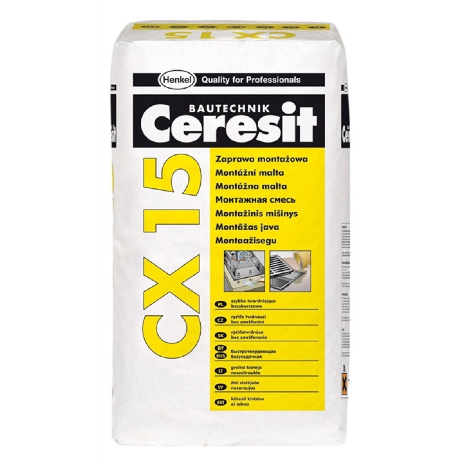 Ceresit Zaprawa montażowa CX15 - 25 kg