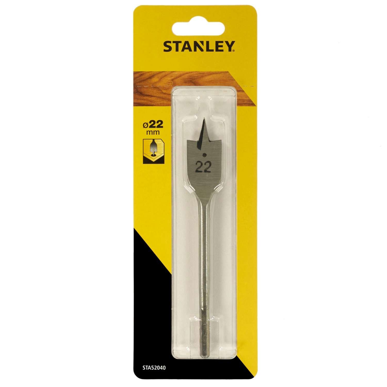 Stanley Wiertło do drewna płaskie 22 x 154 mm
