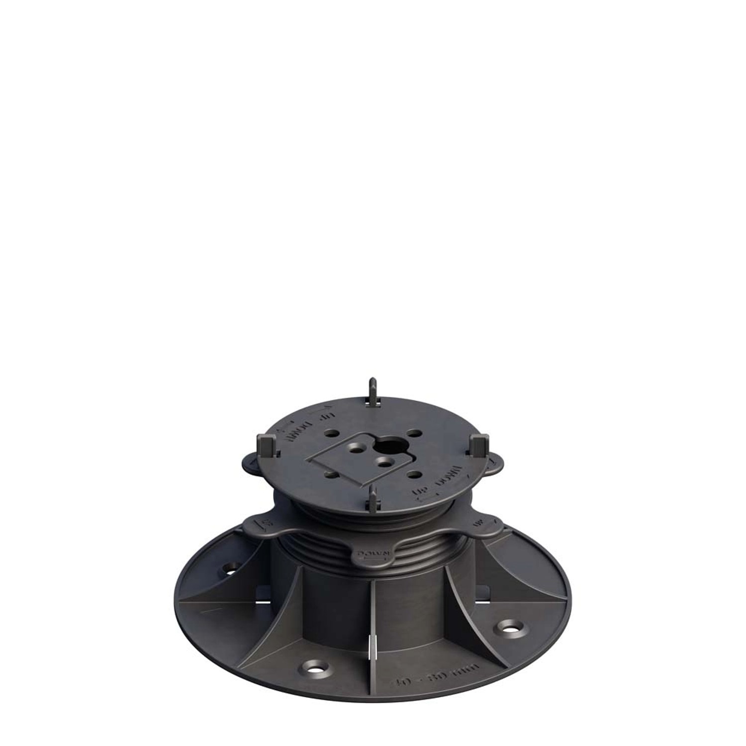 Wspornik regulowany tarasowy - 40-80 mm