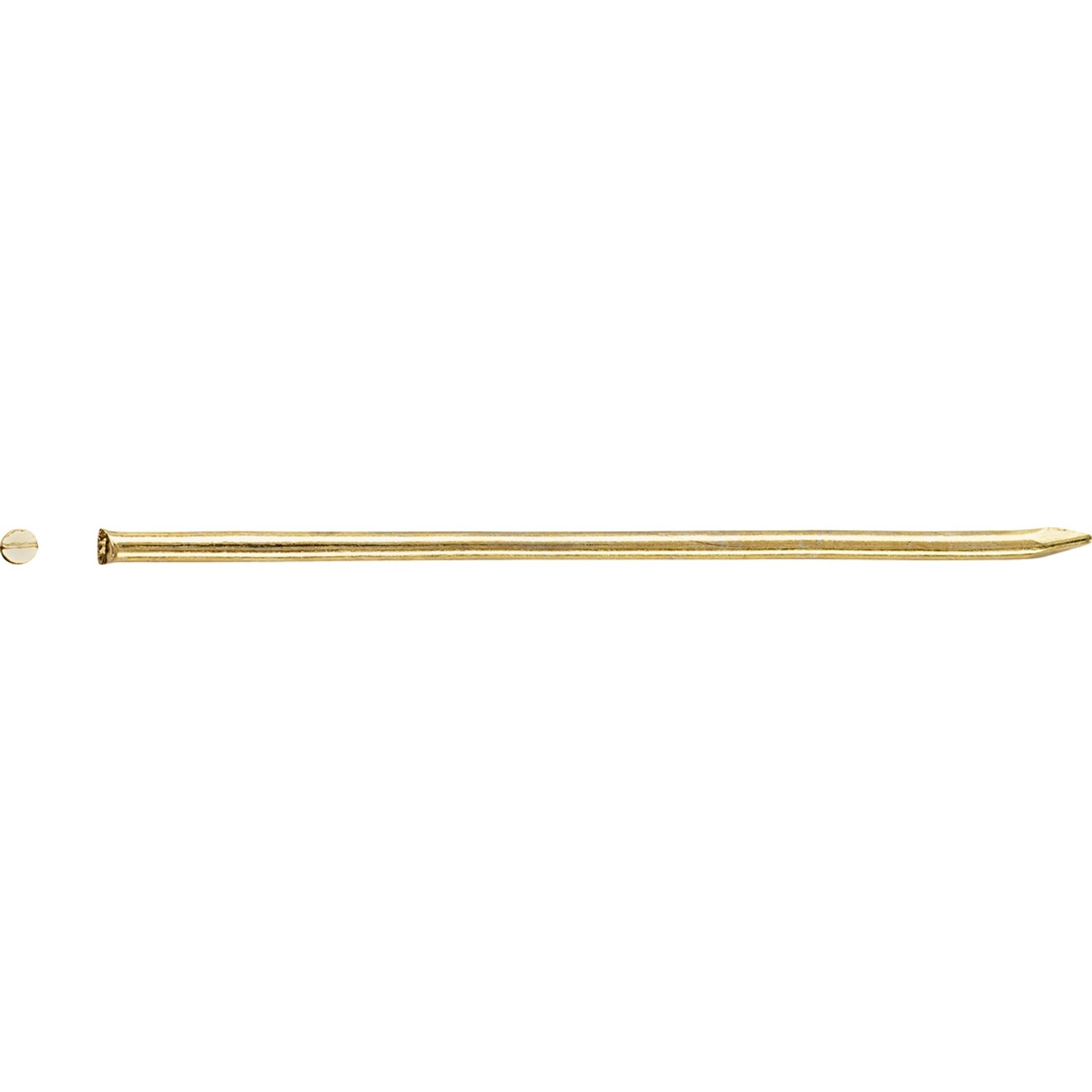 LUX Gwoździe bez łba 0,9 x 26 mm mosiądz 100 szt