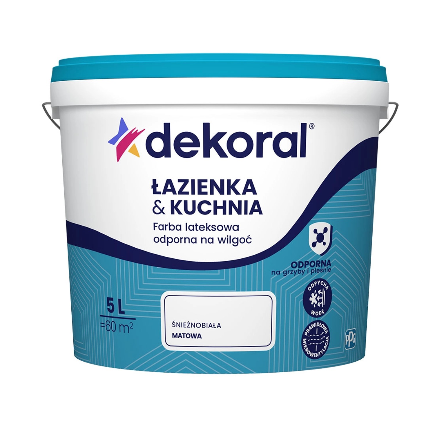 Farba Dekoral Maleinak Plus biała 5 l