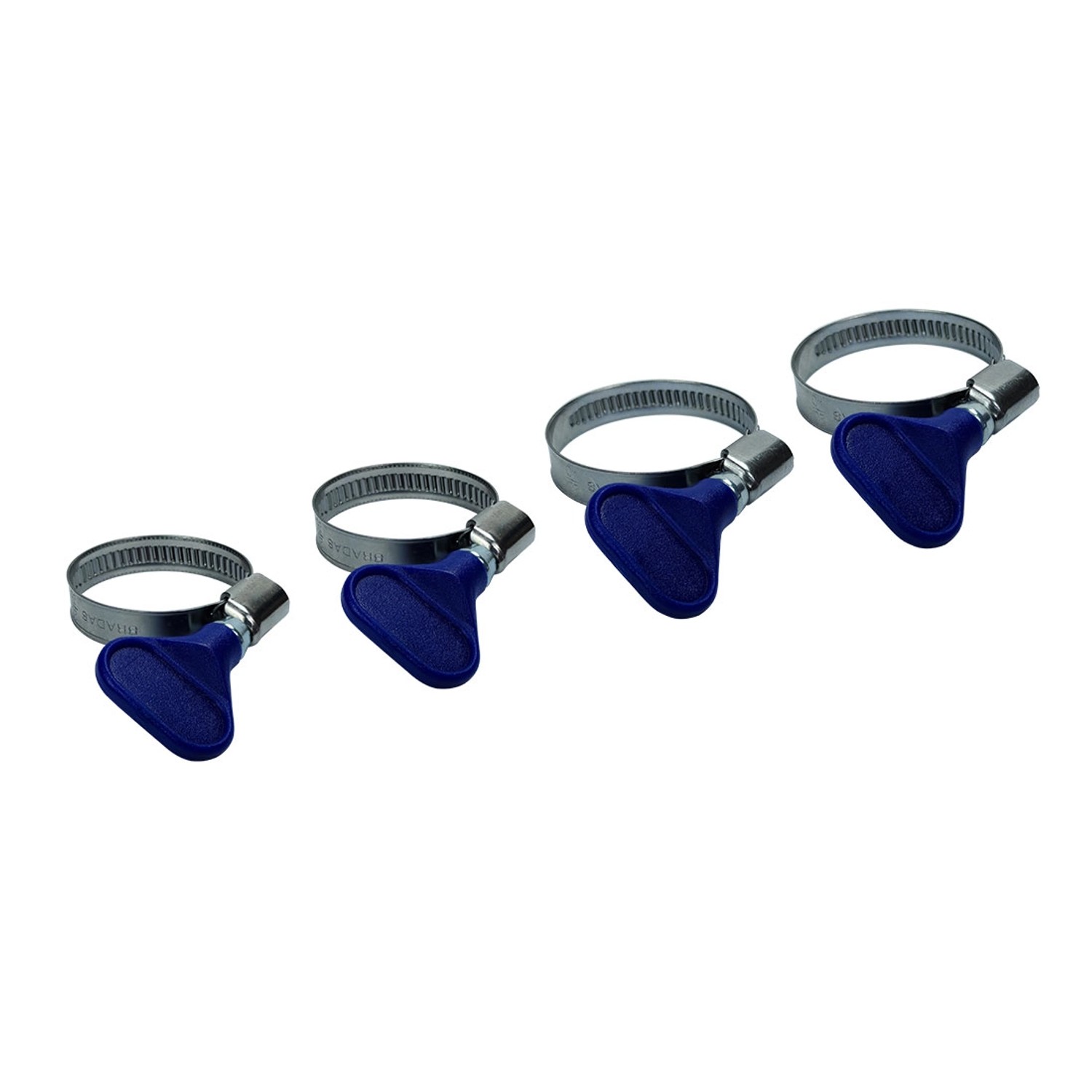 Bradas Opaski zaciskowe z motylkiem 20-40 mm 4 szt