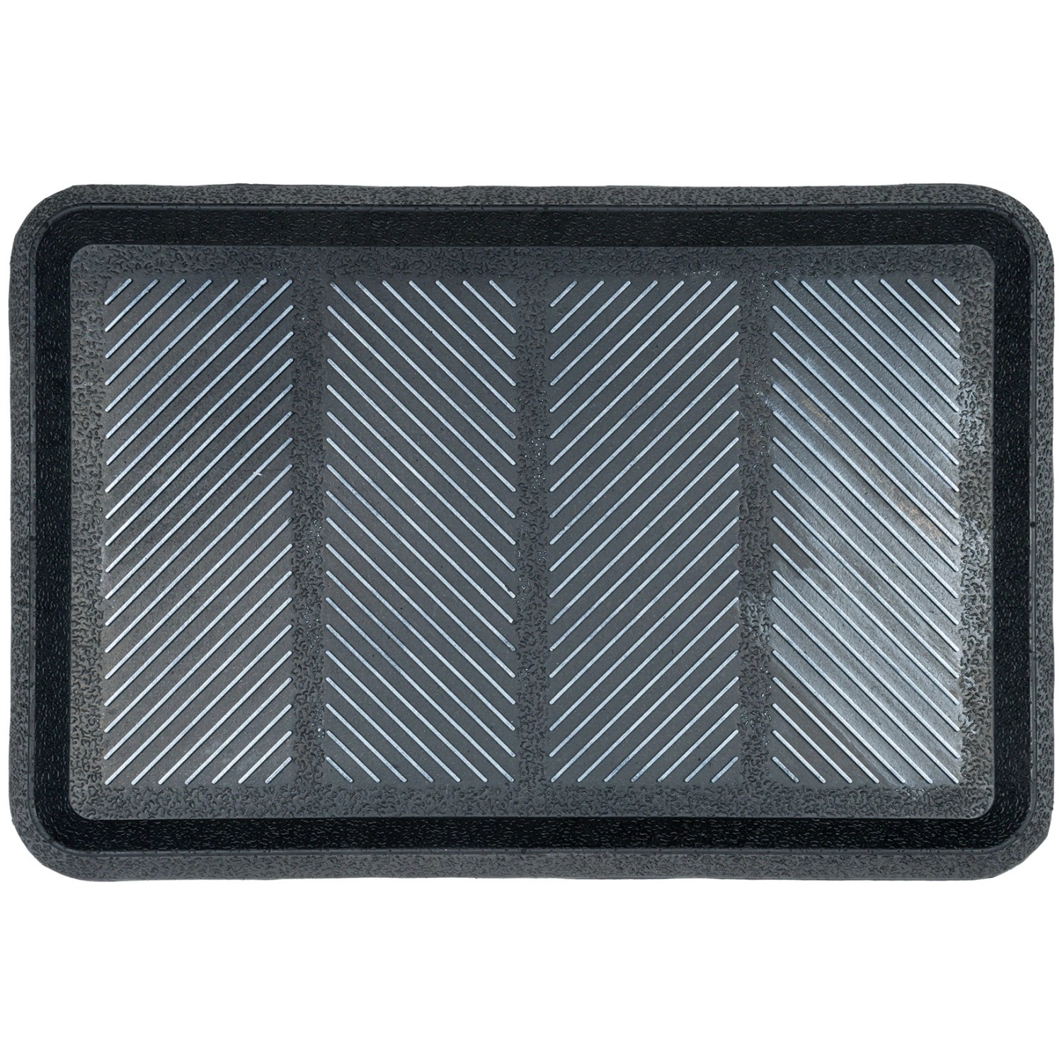 Ociekacz na buty gumowy srebrny 40 x 60 cm