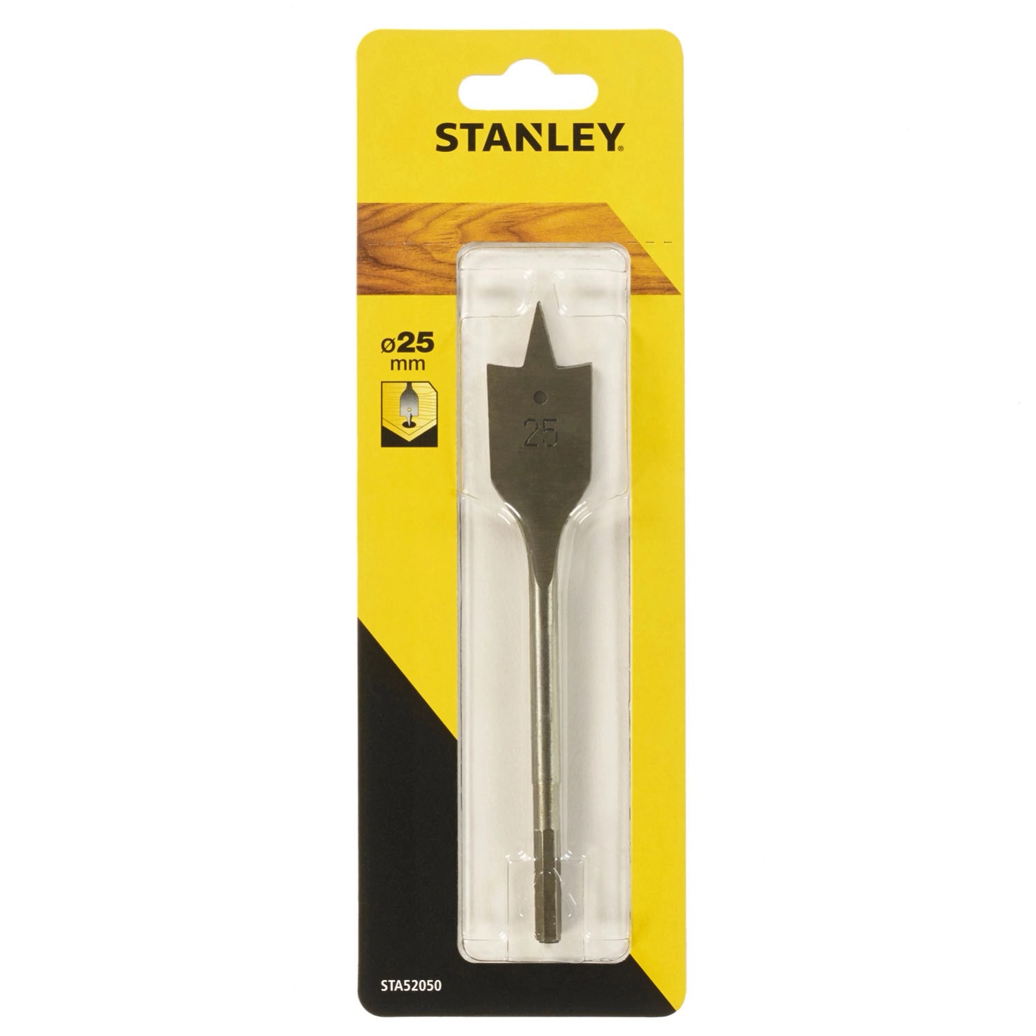 Stanley Wiertło do drewna płaskie 25 x 154 mm