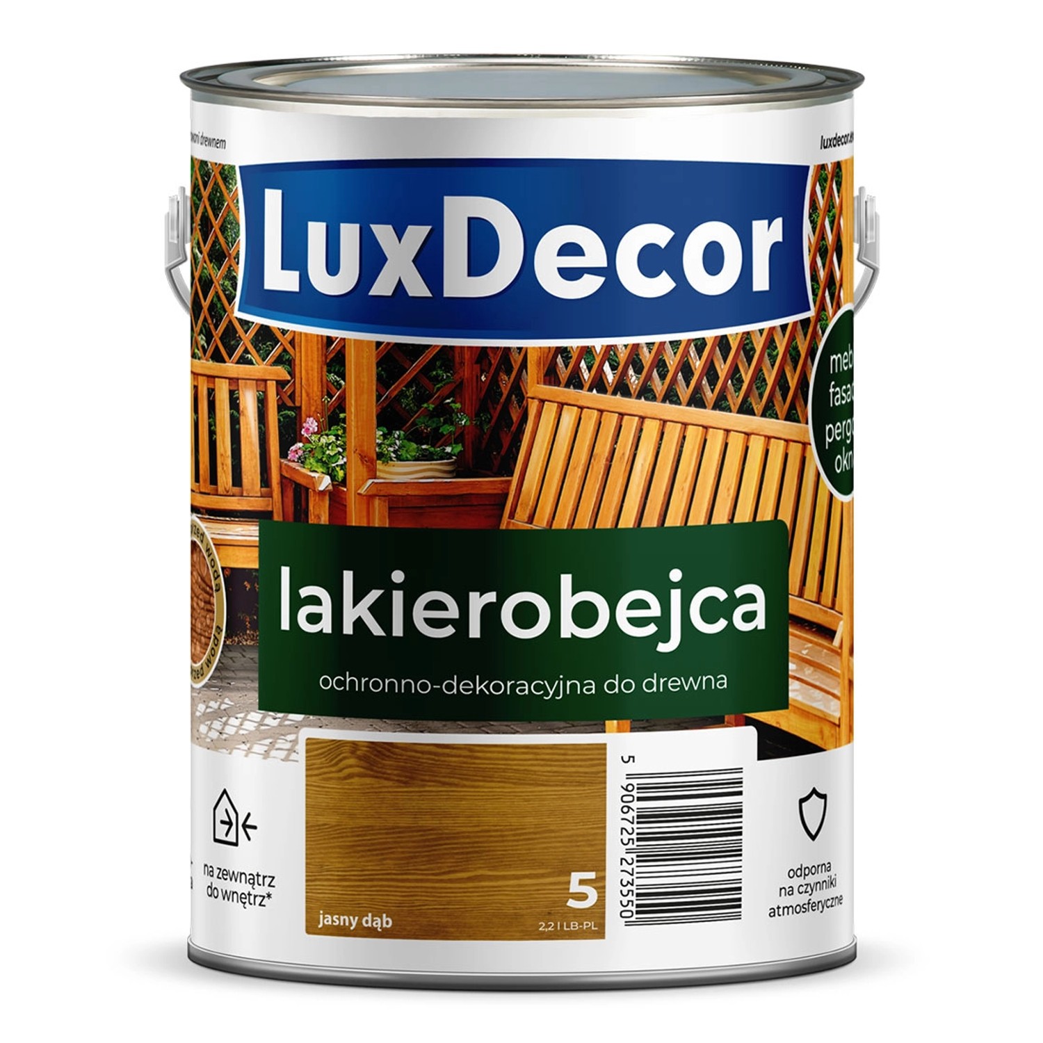 Lakierobejca ochronno-dekoracyjna LuxDecor 2,2 L jasna