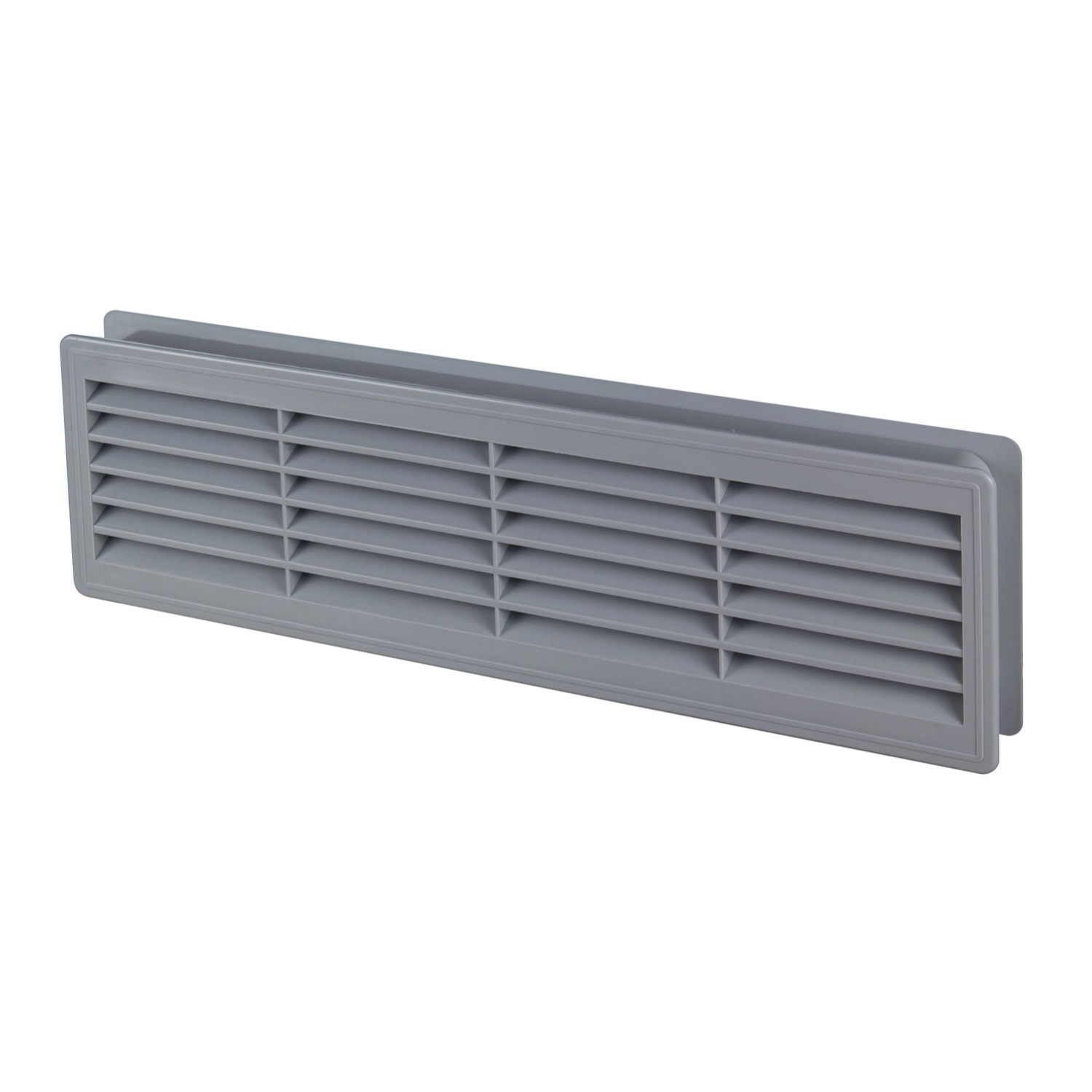 Kratka wentylacyjna do drzwi 120x440mm szara-grafit